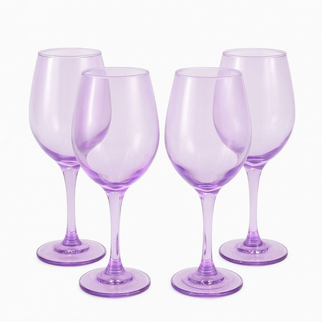 Epure Glassware Purple Spray 16.5oz Wine Glasses (Set of 4) product image Epure Glassware Purple Spray 16.5oz Wine Glasses (Set of 4) product image