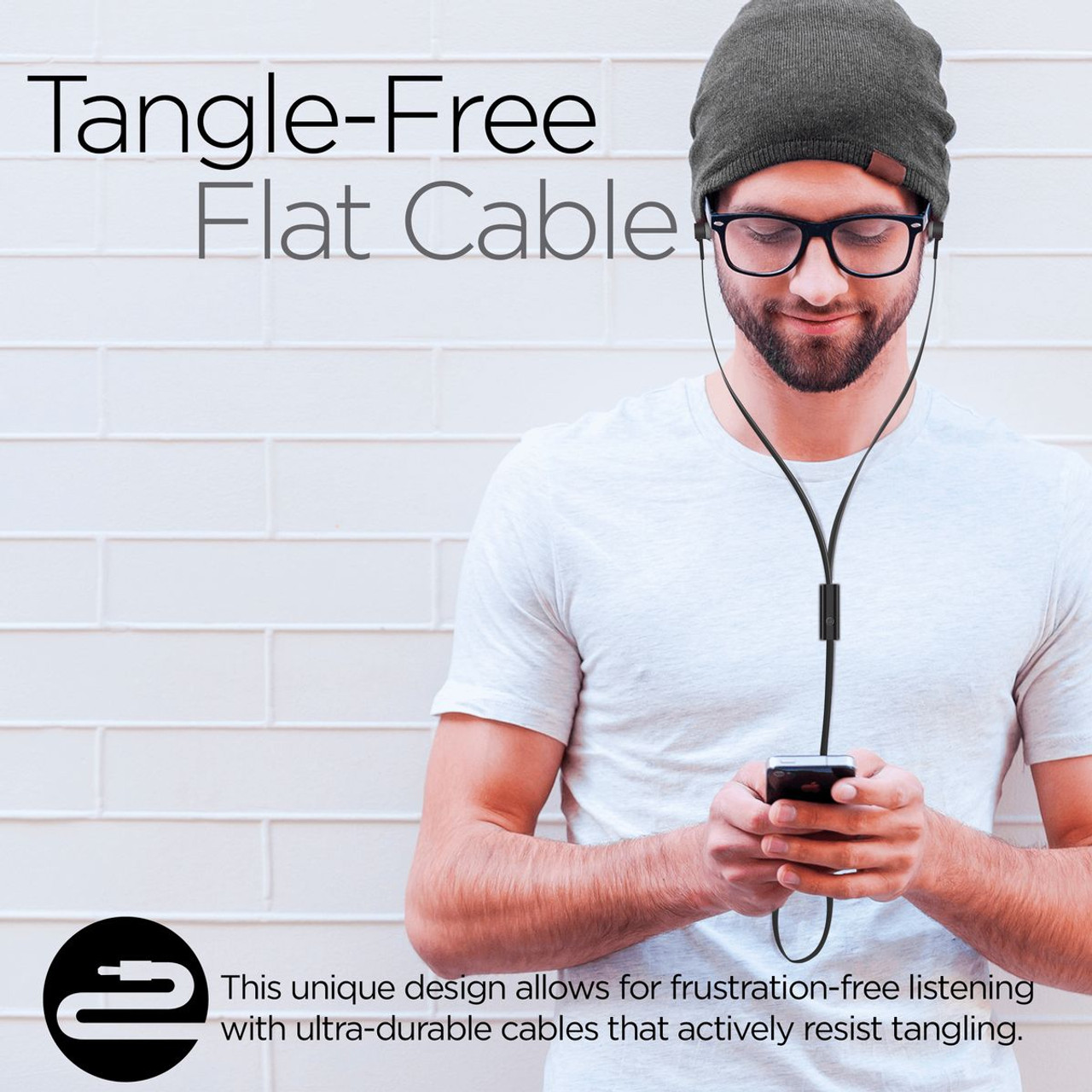 HyperGear Low Ryder Earphones with Mic 3.5mm product image