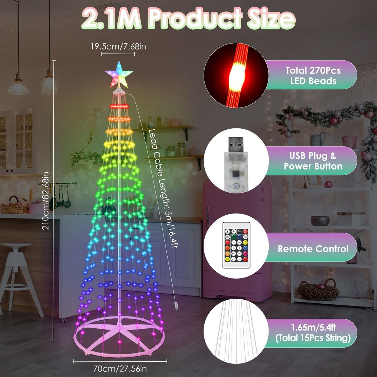LED Smart Christmas Tree product image