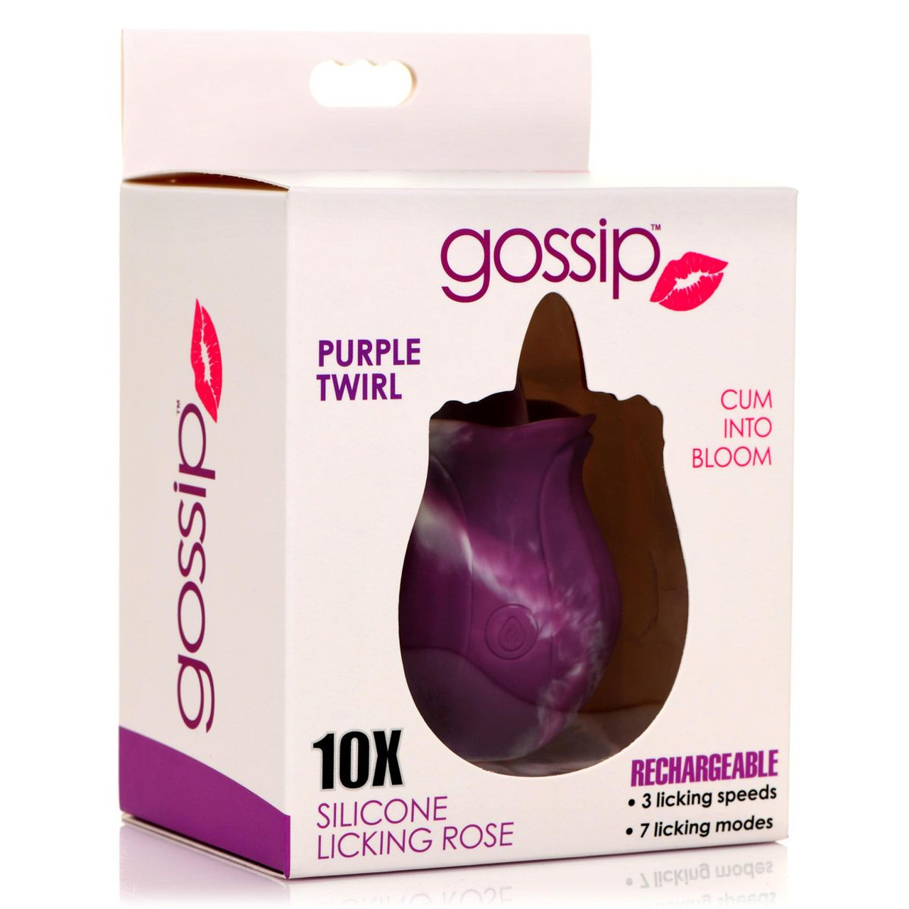 GOSSIP 10X Twirl Premium Silicone Licking Rosebud product image