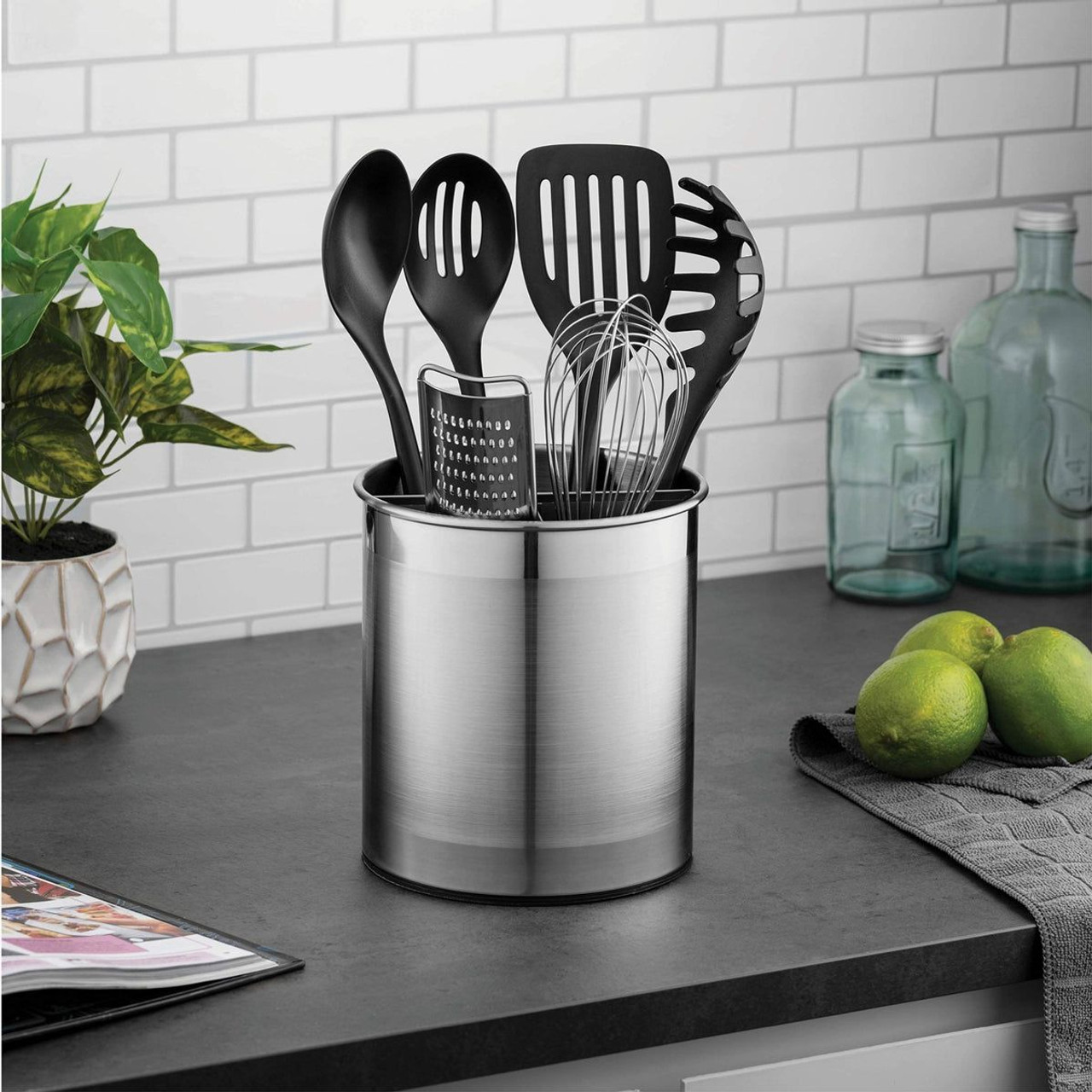 Rotating Utensil Caddy with Removable Divider product image