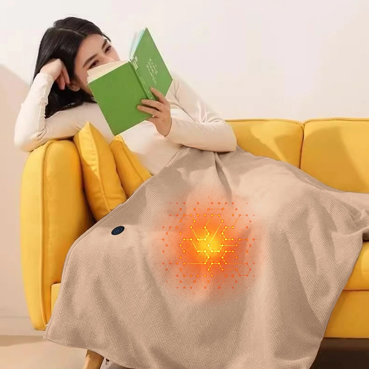 USB Fast Heating Heated Wearable Blanket product image