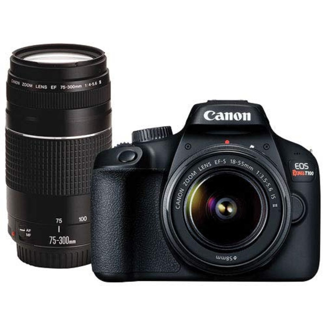 Canon EOS Rebel T100 DSLR Camera (EF-S 18-55mm f/3.5-5.6 DC III Lens) product image Canon EOS Rebel T100 DSLR Camera (EF-S 18-55mm f/3.5-5.6 DC III Lens) product image