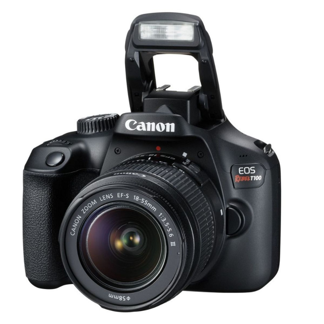 Canon EOS Rebel T100 DSLR Camera (EF-S 18-55mm f/3.5-5.6 DC III Lens) product image Canon EOS Rebel T100 DSLR Camera (EF-S 18-55mm f/3.5-5.6 DC III Lens) product image
