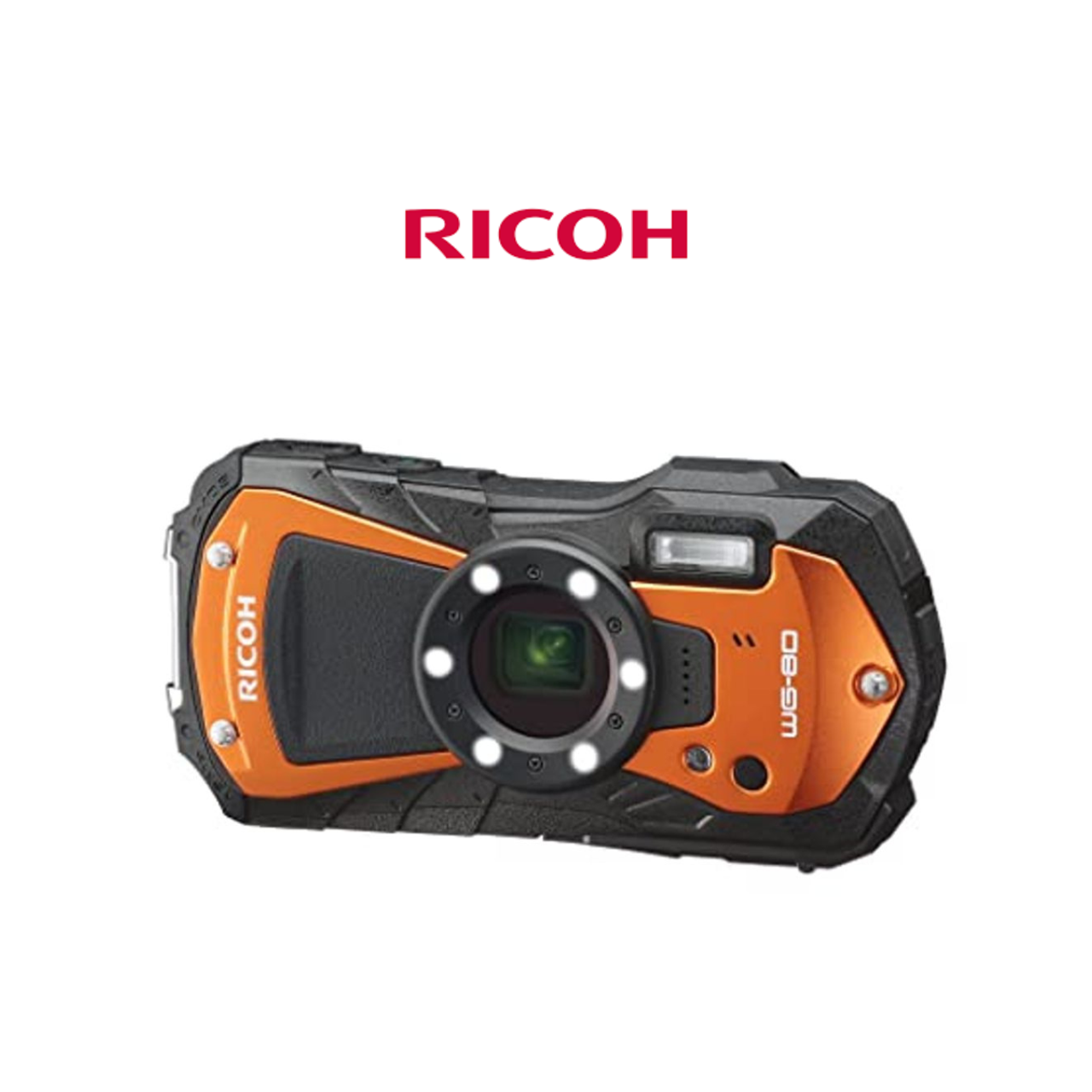 Ricoh WG-80 Waterproof Digital Camera product image Ricoh WG-80 Waterproof Digital Camera product image