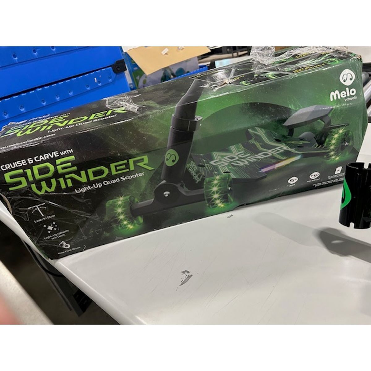 Melo Side Winder Light-Up Quad Scooter product image