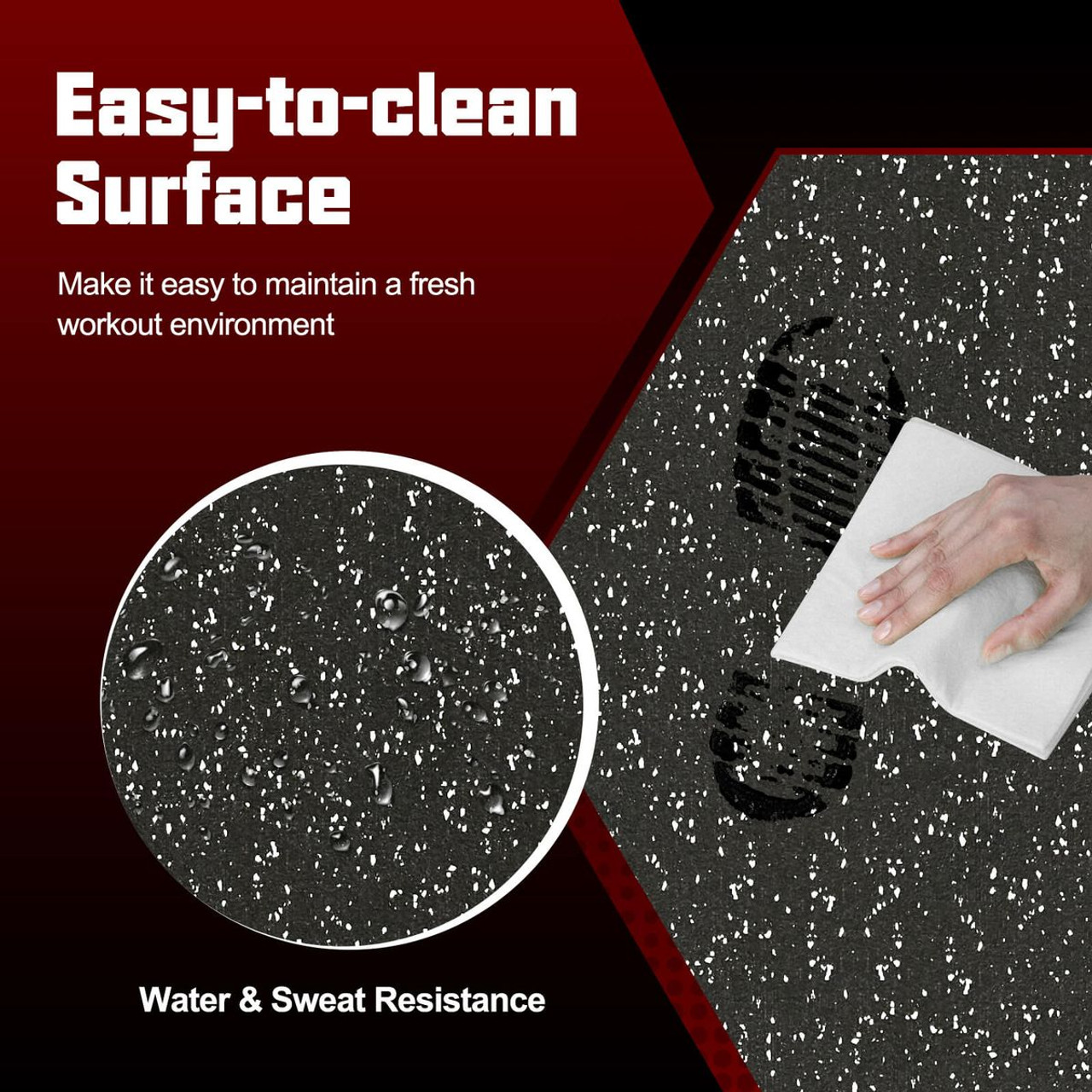 0.79” Rubber Top Cushioned Exercise Mat with Adhesive-Infused Layer product image 0.79” Rubber Top Cushioned Exercise Mat with Adhesive-Infused Layer product image
