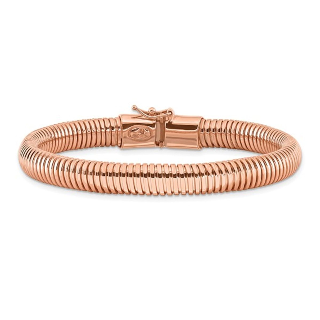 Rose Gold-Plated Sterling Silver Polished Bracelet product image Rose Gold-Plated Sterling Silver Polished Bracelet product image