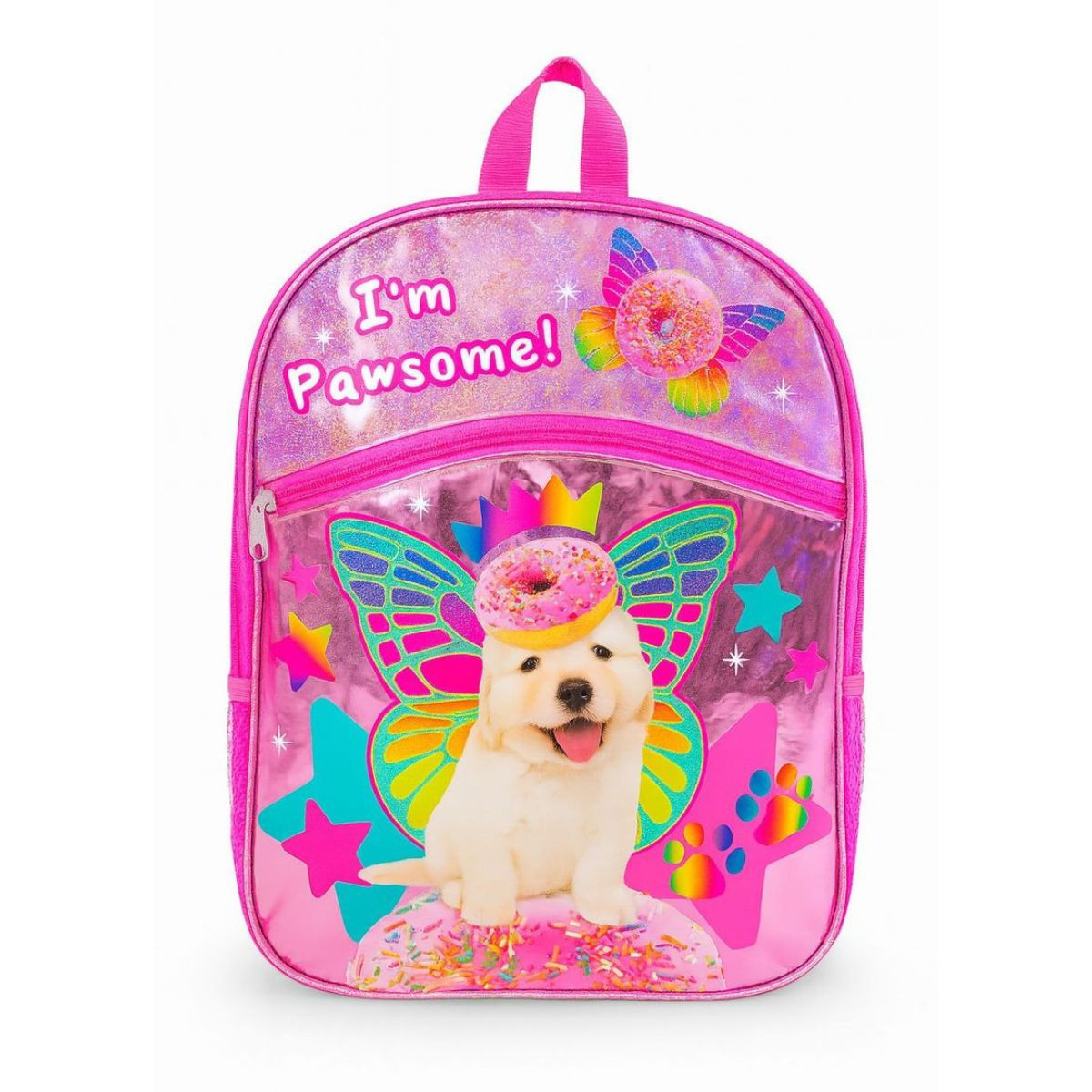 16" Rainbow Puppy Backpack product image