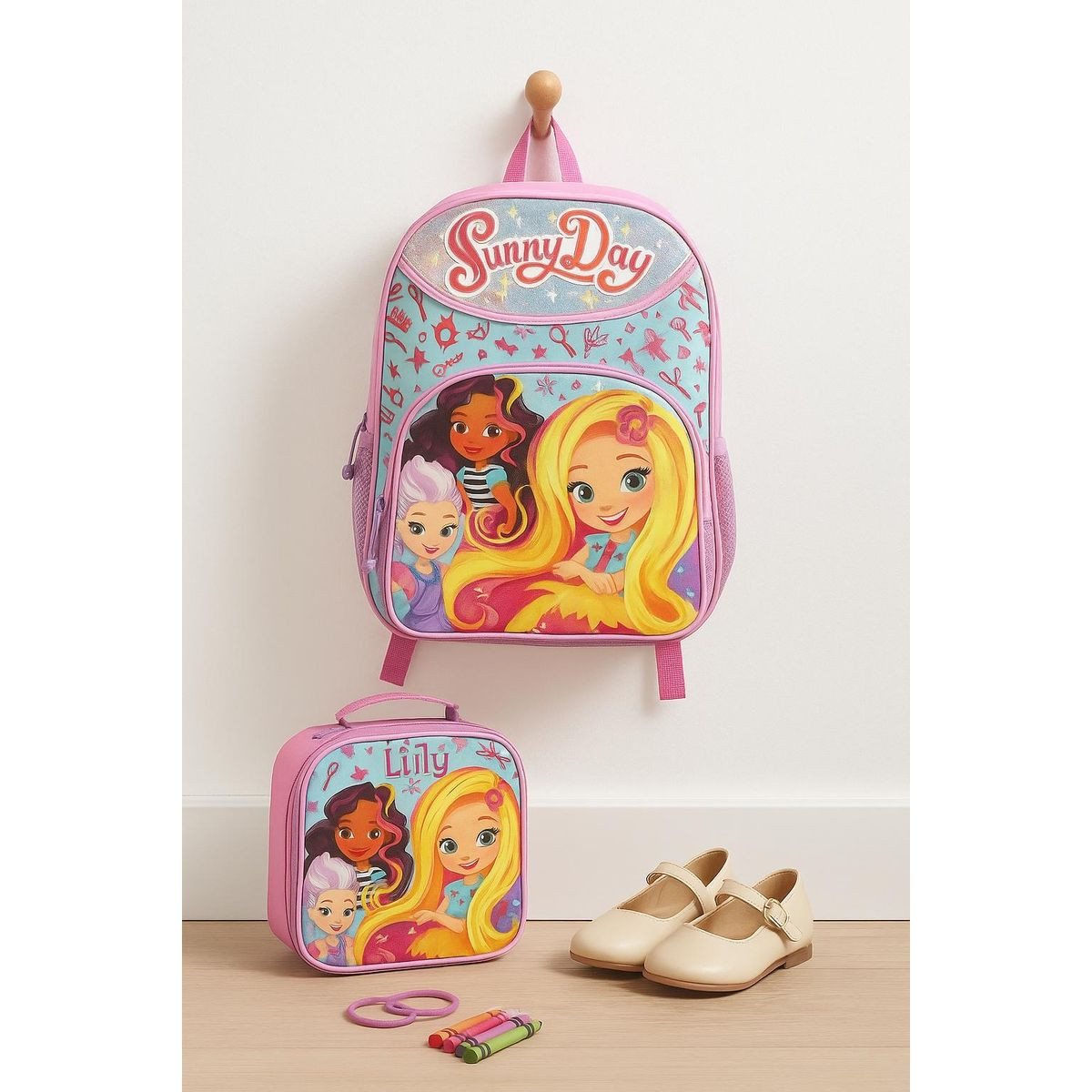 Sunny Day Hair 16" Adjustable Girls Backpack product image