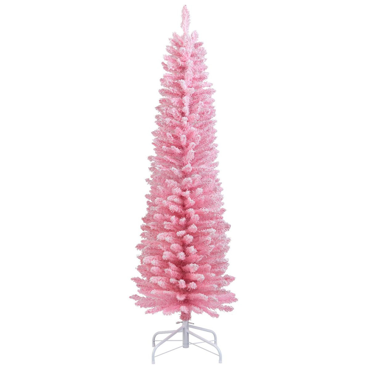 Artificial Pink Christmas Tree with Folding Metal Stand product image Artificial Pink Christmas Tree with Folding Metal Stand product image