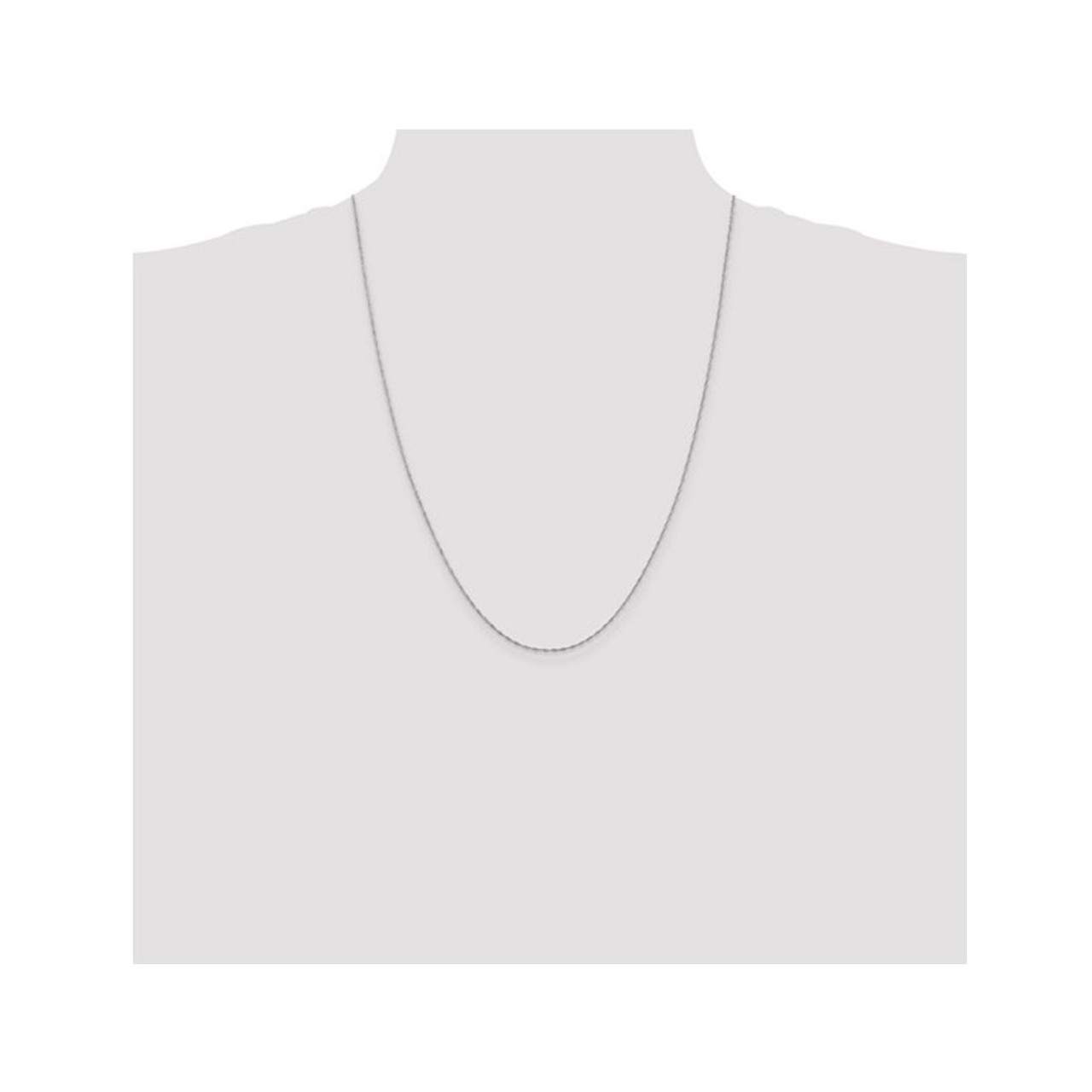 14K White Gold Singapore Chain Necklace product image 14K White Gold Singapore Chain Necklace product image