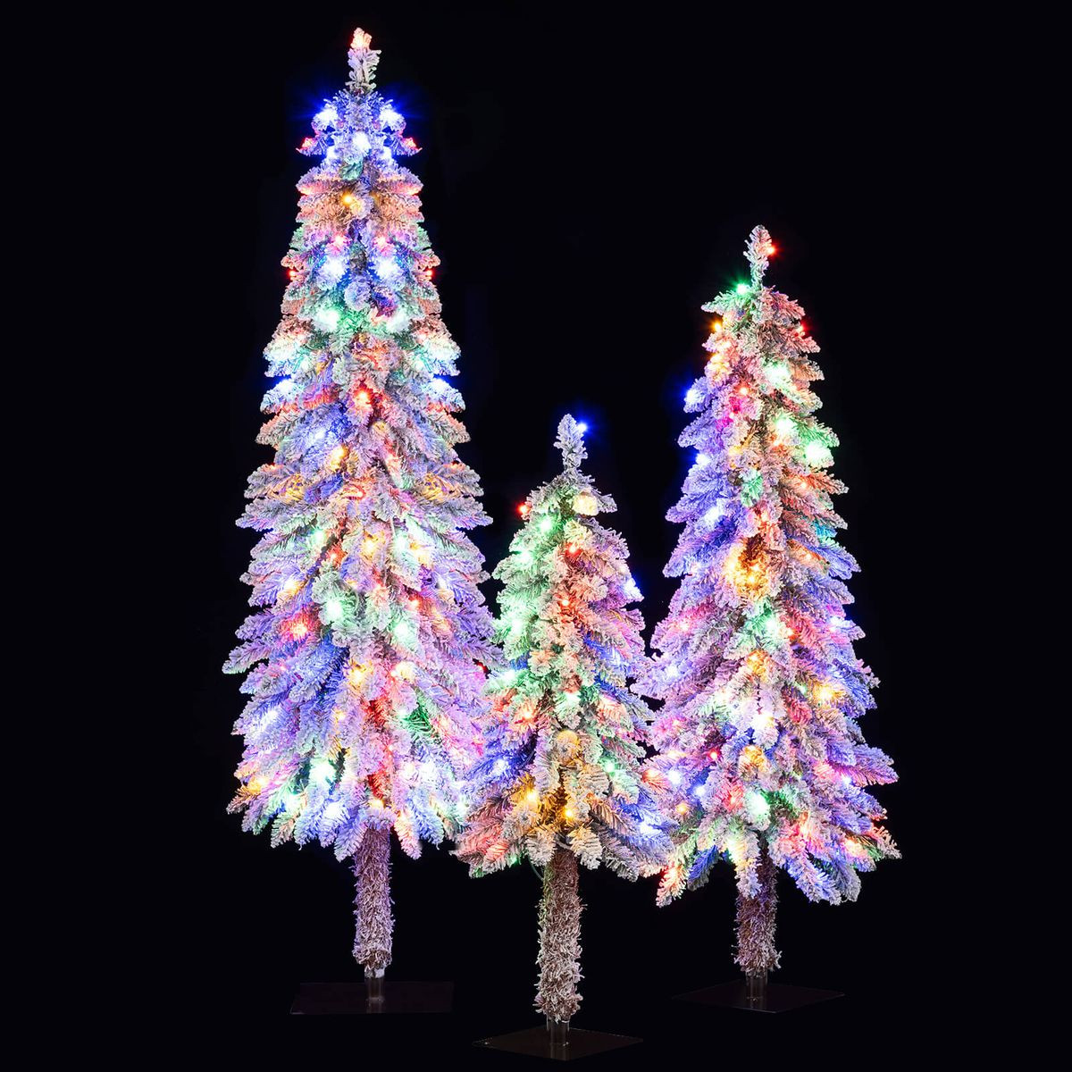 3-, 4-, and 5-foot Artificial Christmas Tree Set product image