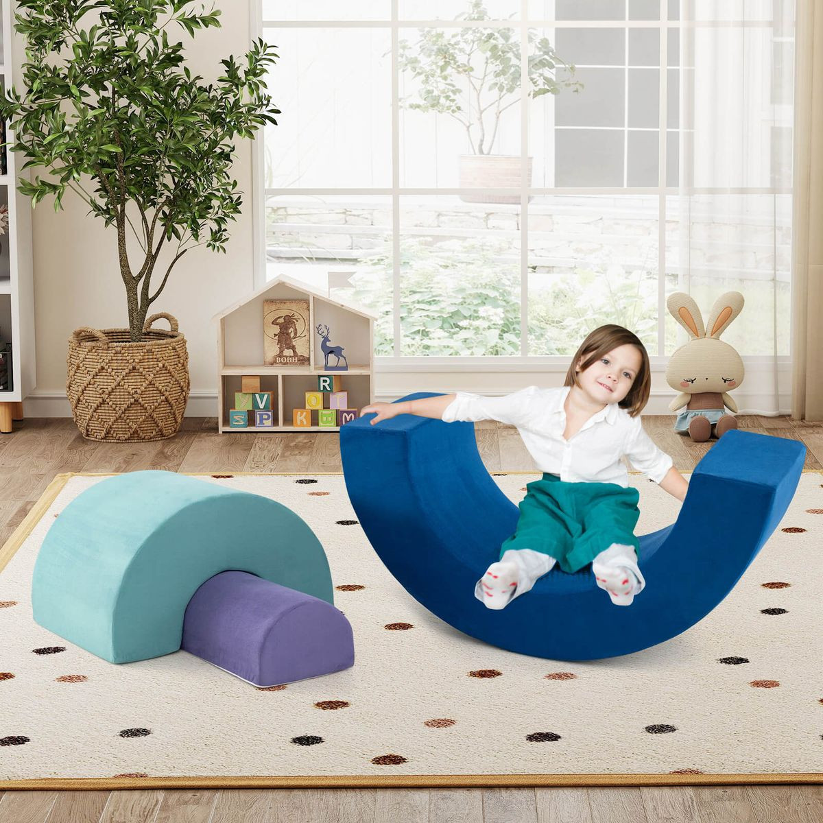 Rainbow Arc Foam Climbing Blocks product image