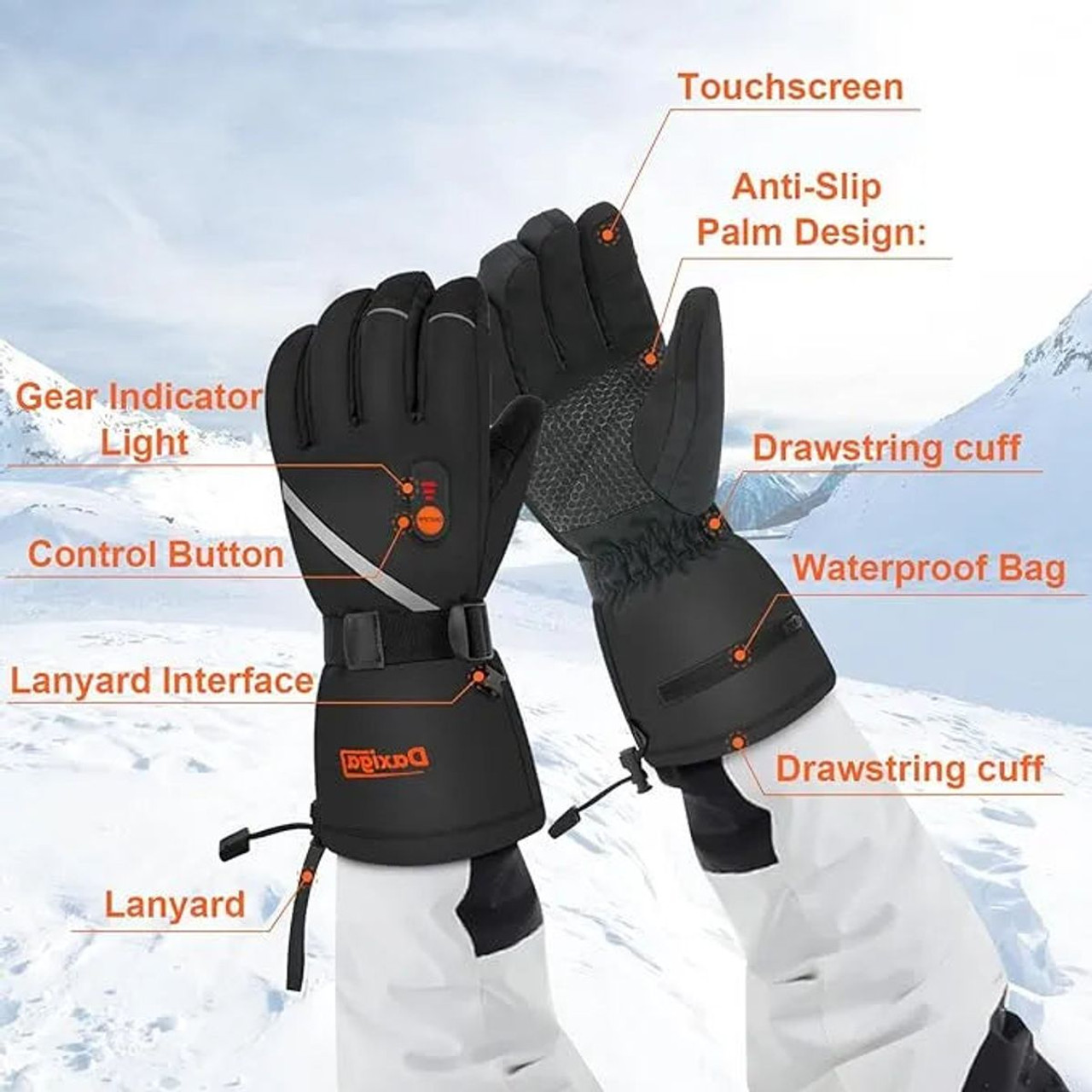 Waterproof Heated Gloves product image Waterproof Heated Gloves product image