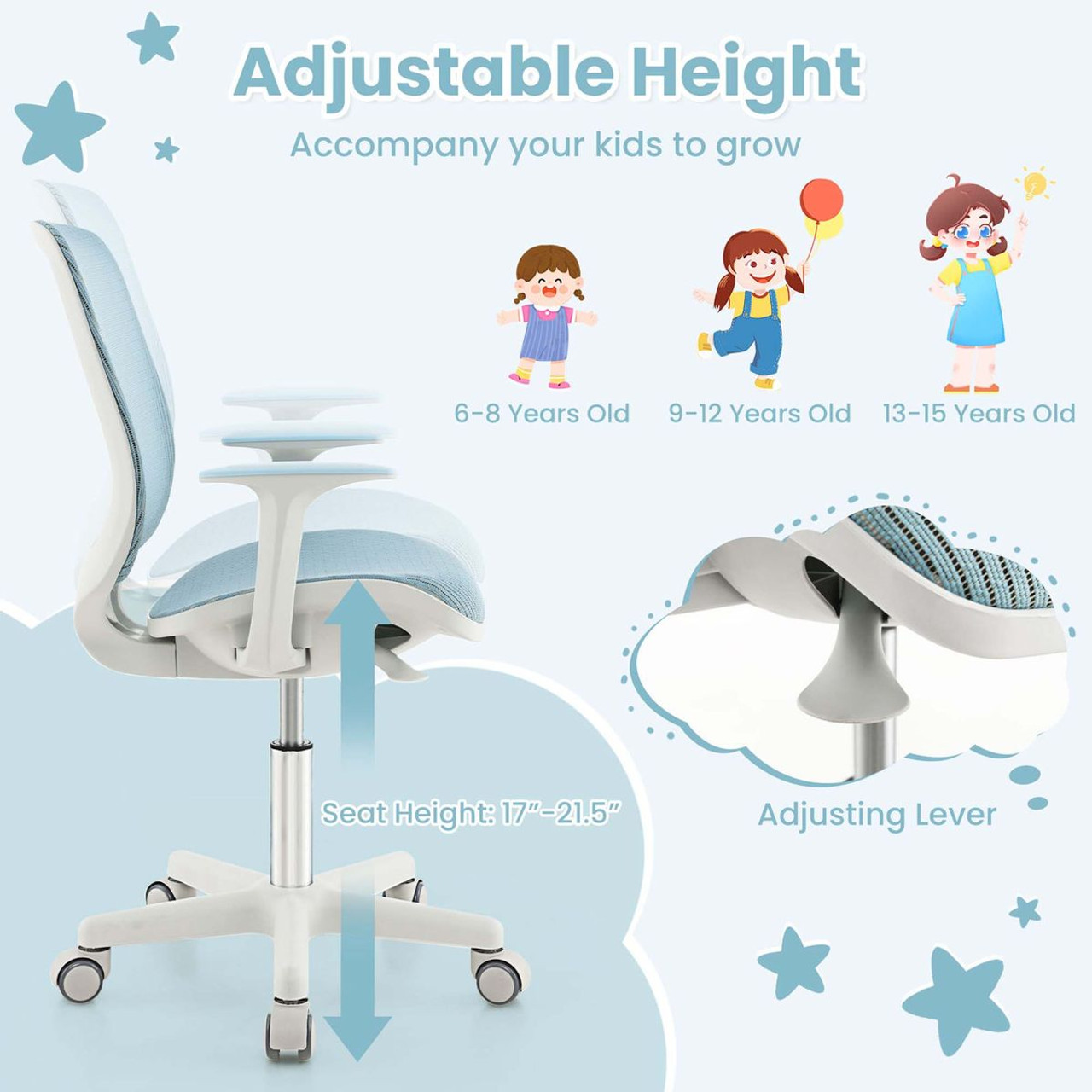 Kids' Swivel Desk Chair product image Kids' Swivel Desk Chair product image