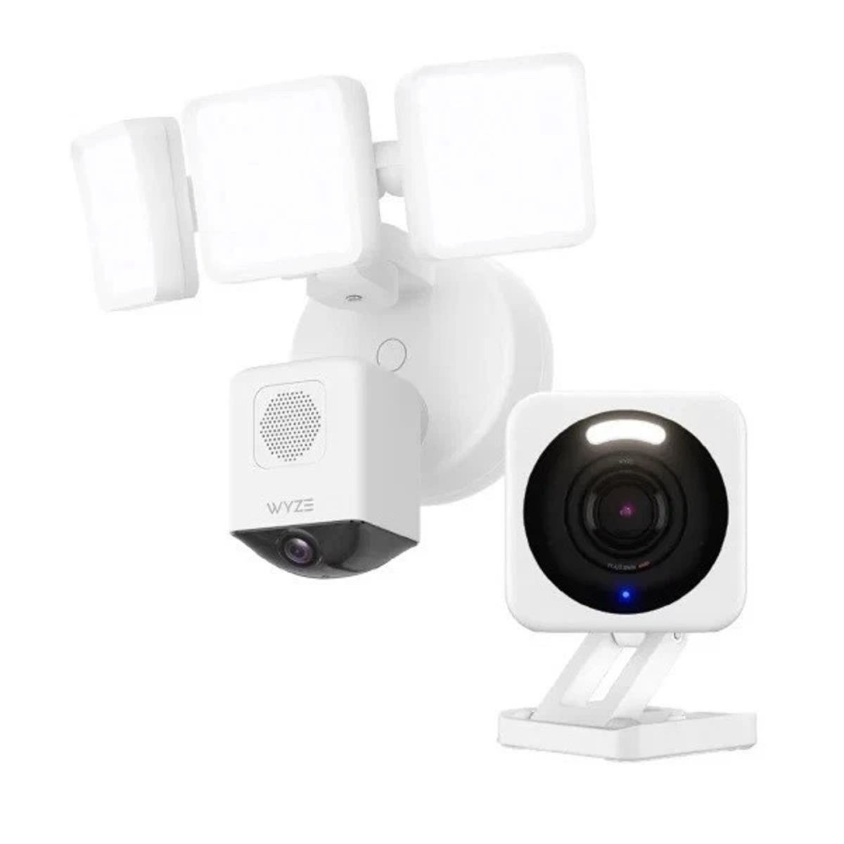 Wyze Smart Cam Floodlight Pro + Wyze Cam V4 2.5K  product image