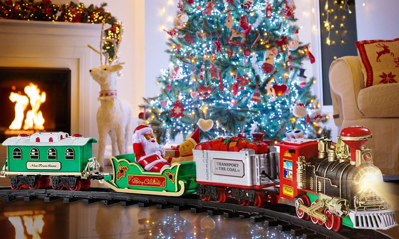 Electric Steam Train Set product image