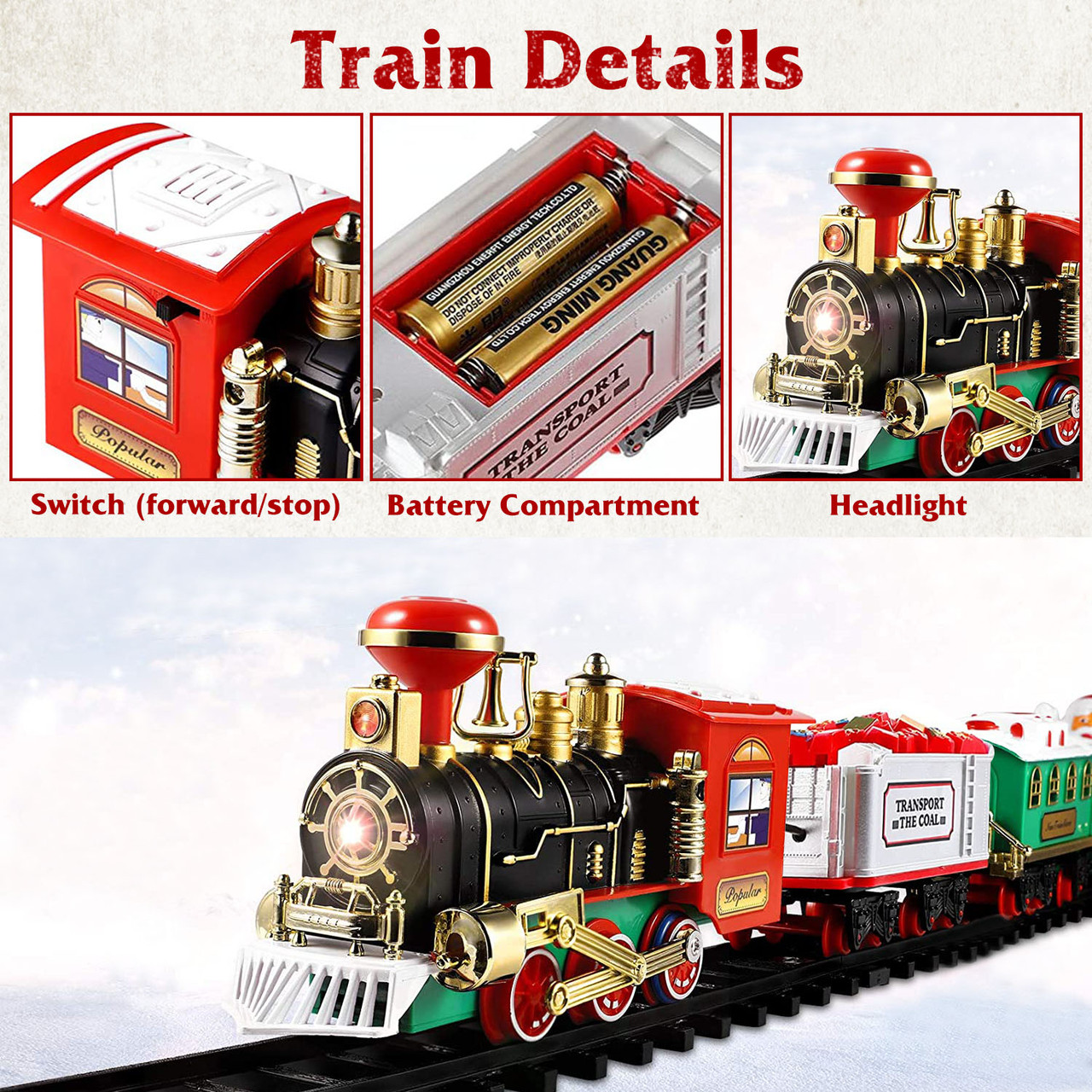 Electric Steam Train Set product image