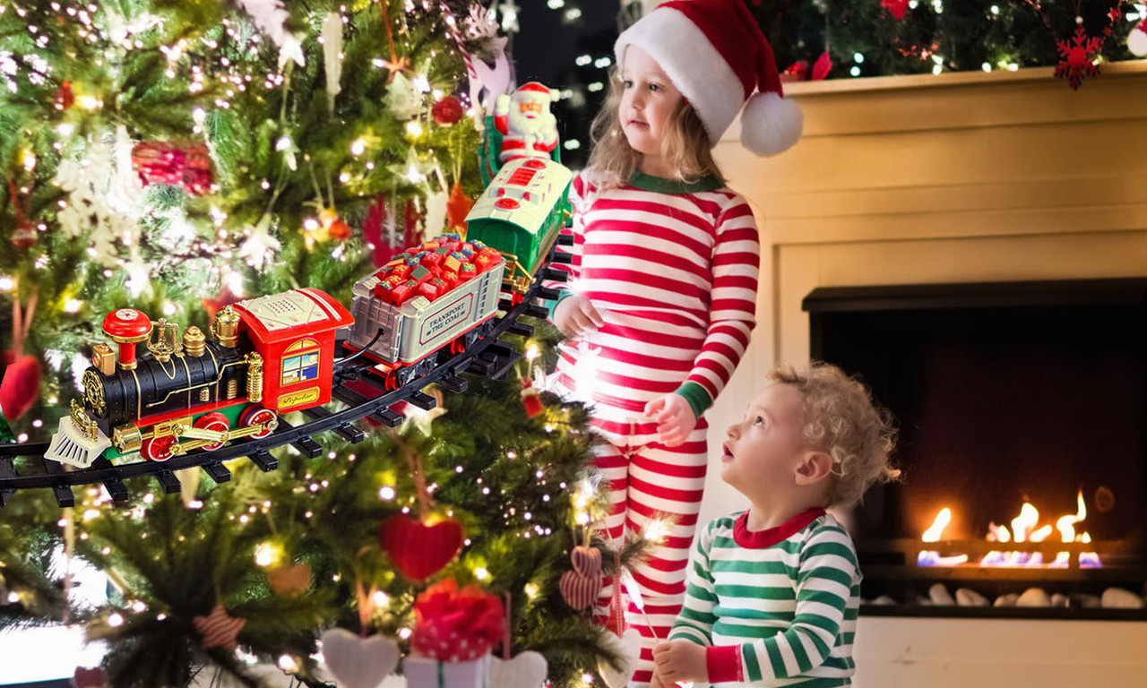 Electric Steam Train Set product image