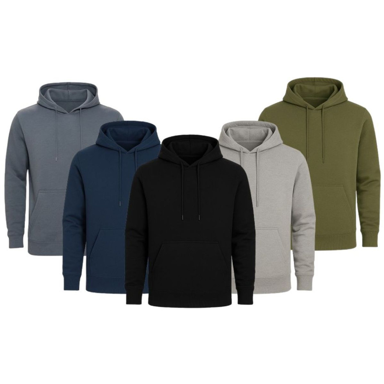 Men's Pullover Fleece Hoodie (3-Pack) product image