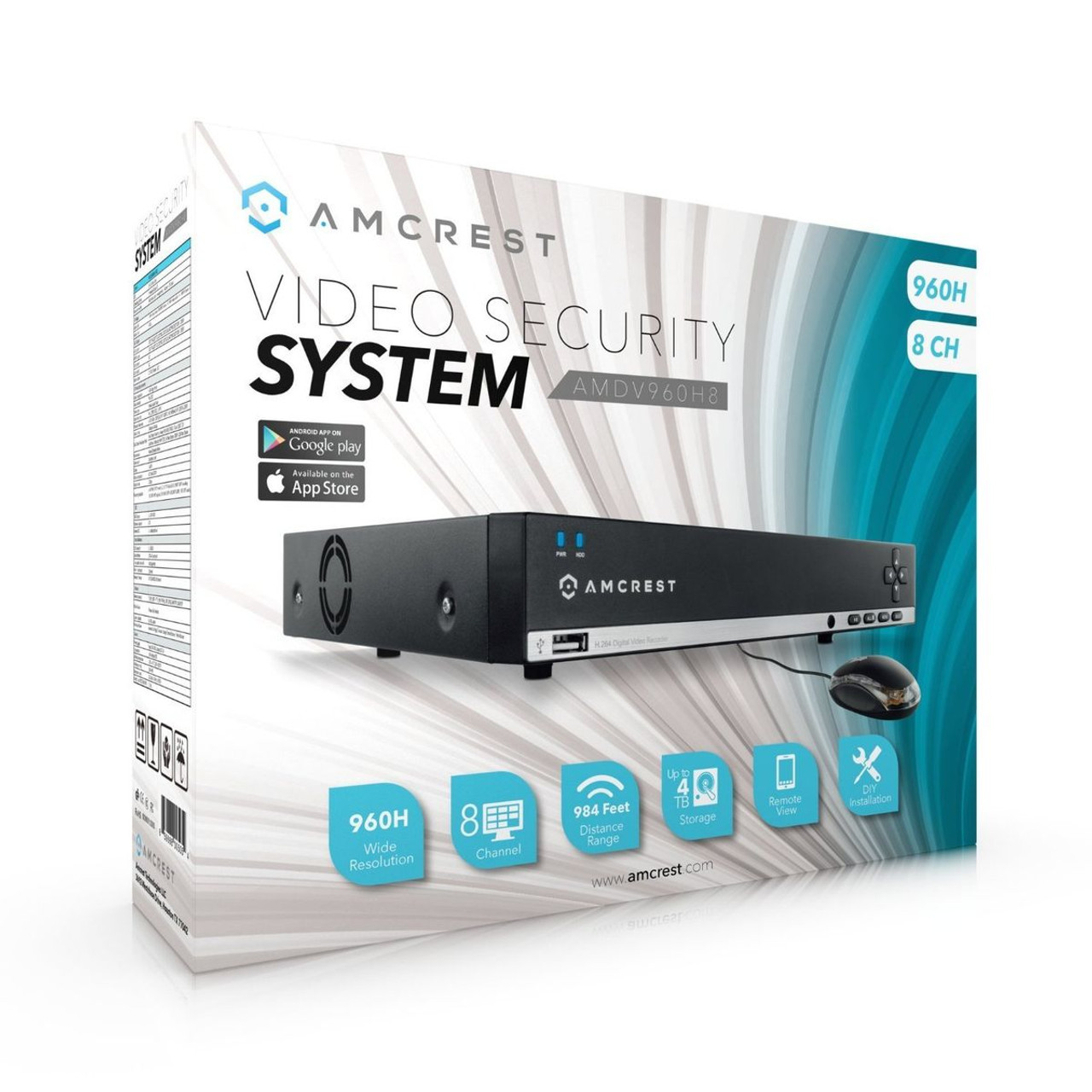 Amcrest 960H 8CH Video Security DVR Digital Recorder product image