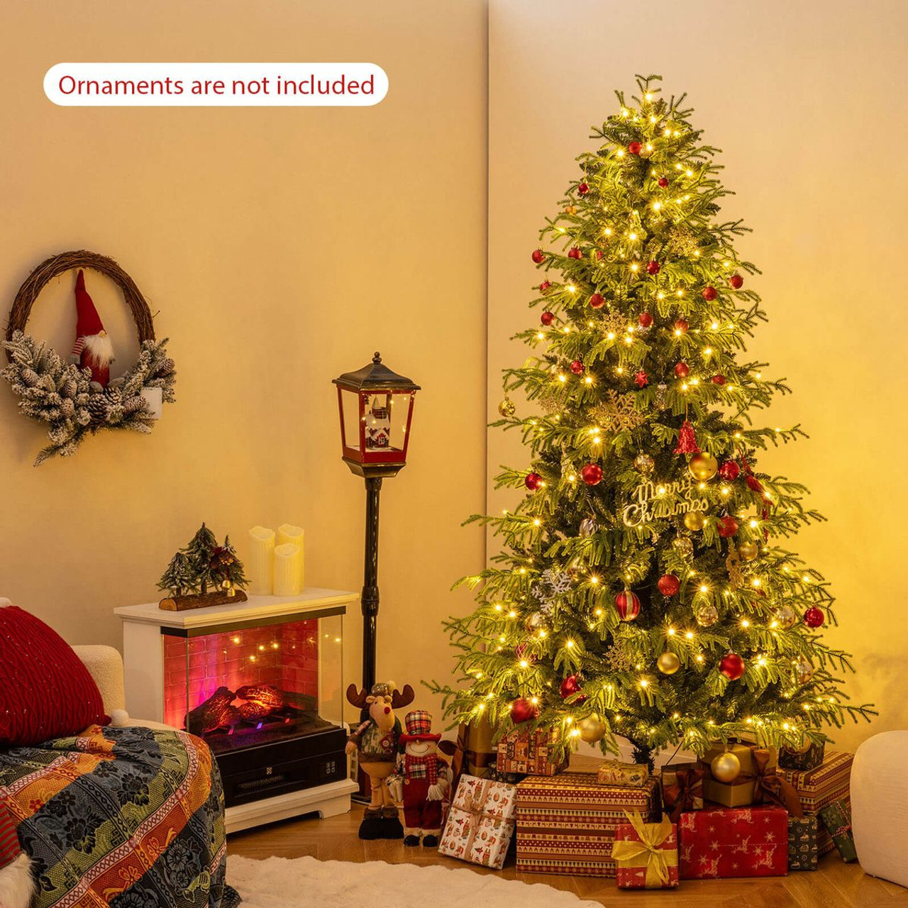 Artificial Christmas Tree with Warm White LED Lights product image