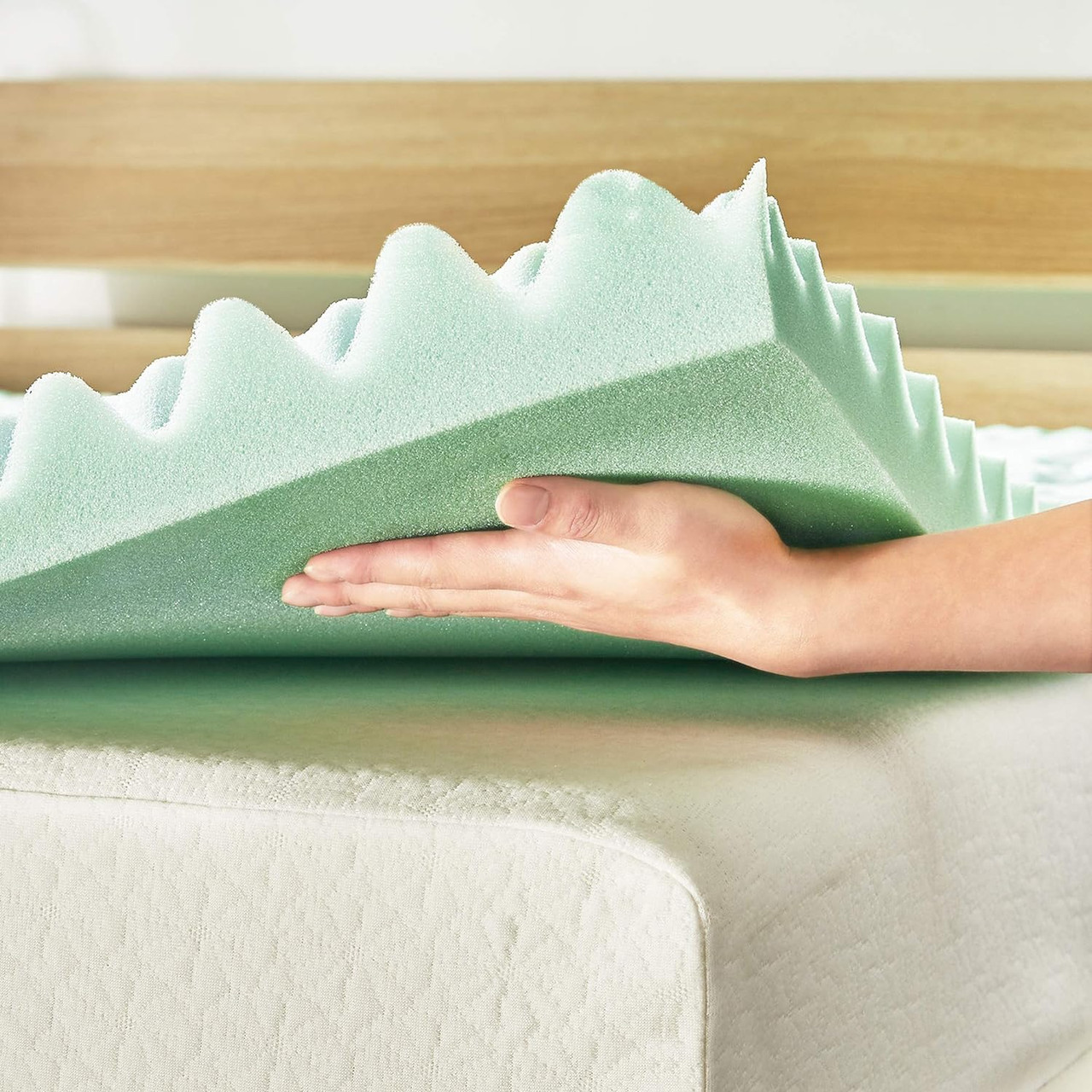 2-inch 7-Zone Memory Foam Mattress Topper with Aloe Infusion product image