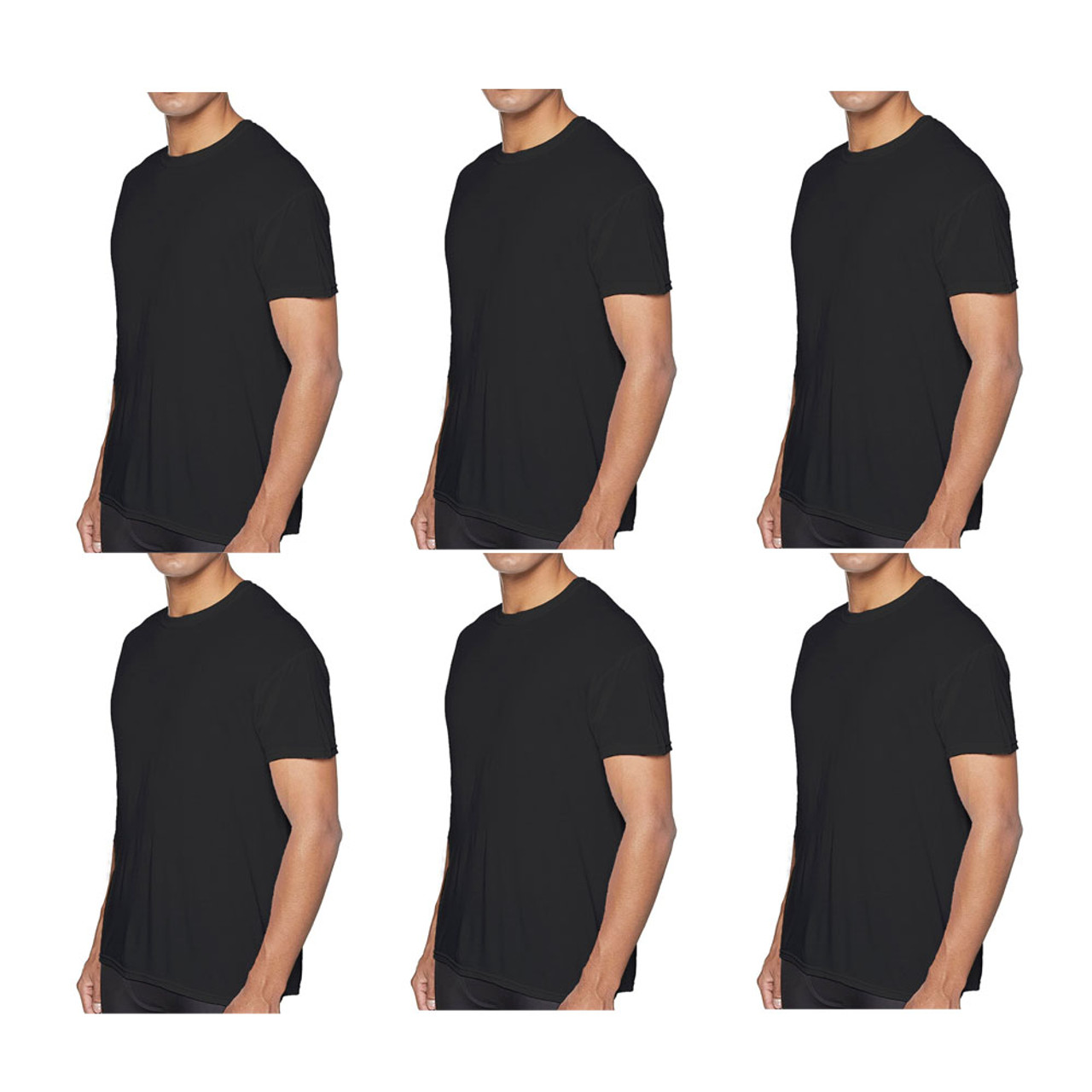 Men's Moisture-Wicking Dry-Fit Crewneck Shirt (6-Pack) product image