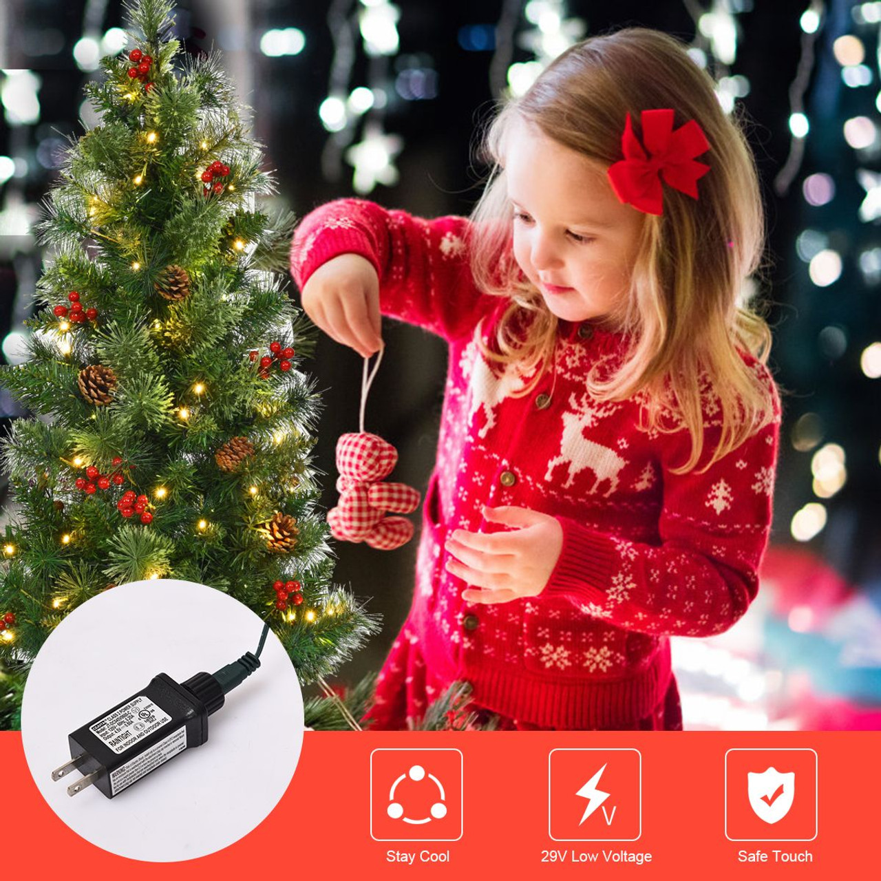 Pre-Lit LED Christmas Tree with Urn product image