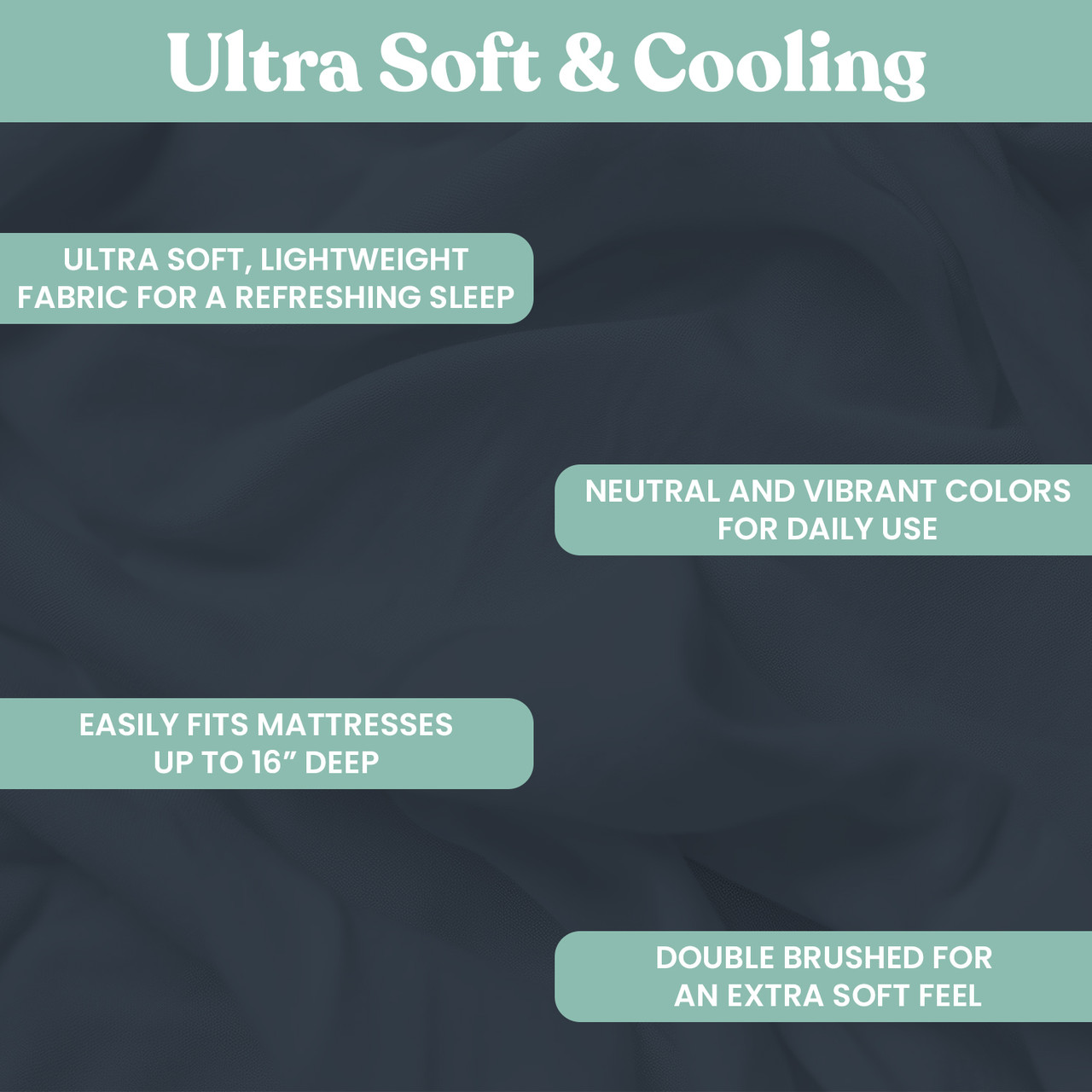 Lightweight Microfiber Bed Sheet (6-Piece Set) product image