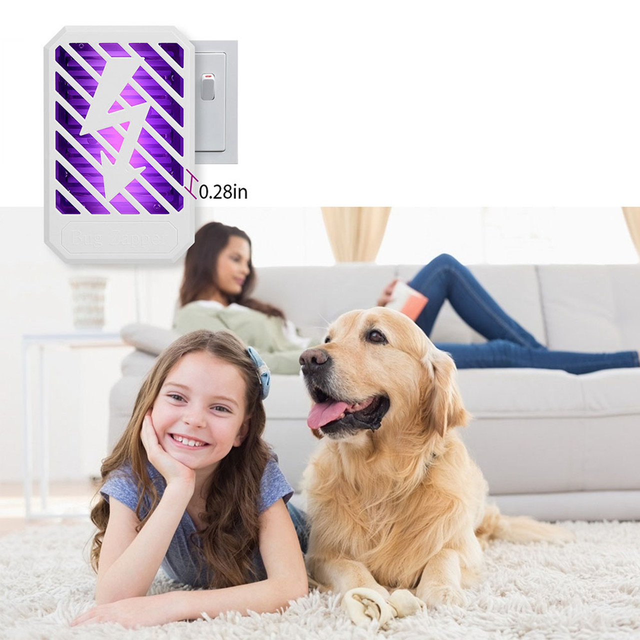 iNova™ Indoor Electric Plug-in Bug Zapper with UV Light product image