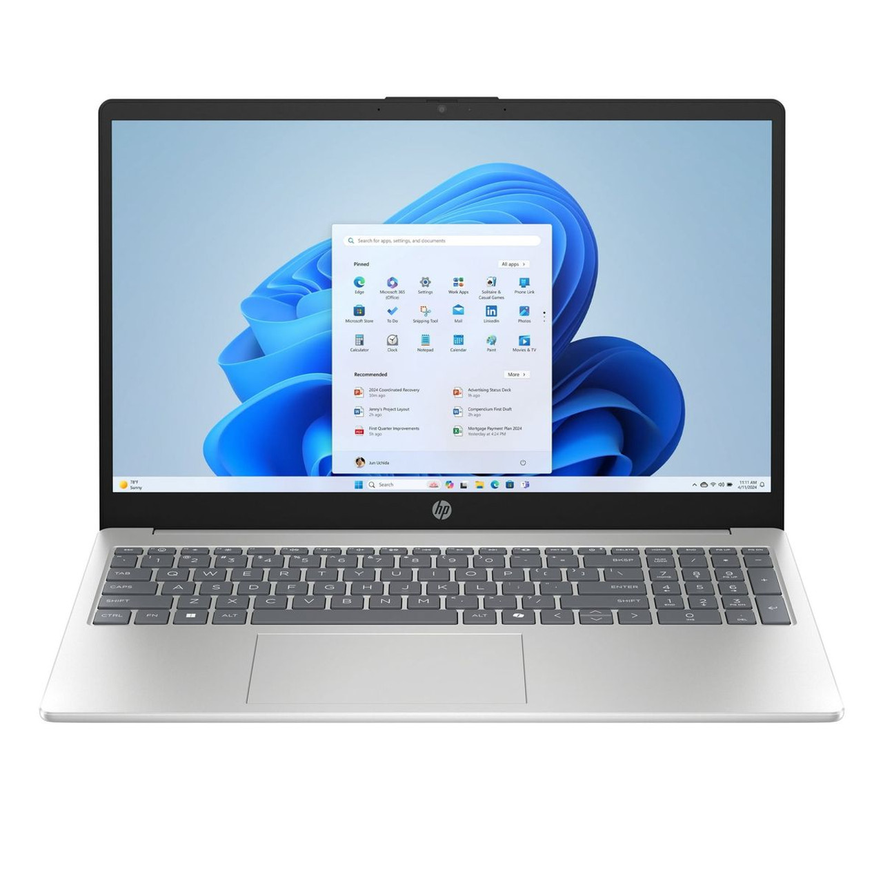 15.6" HP 15-fd00 Touch Laptop (16GB, 512GB, Windows 11) product image