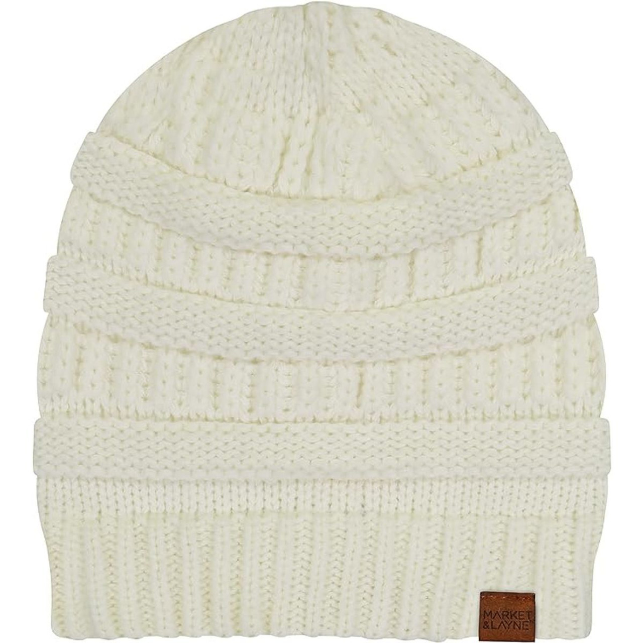 Market & Layne Thick Chunky Knit Beanies (3-Pack) product image