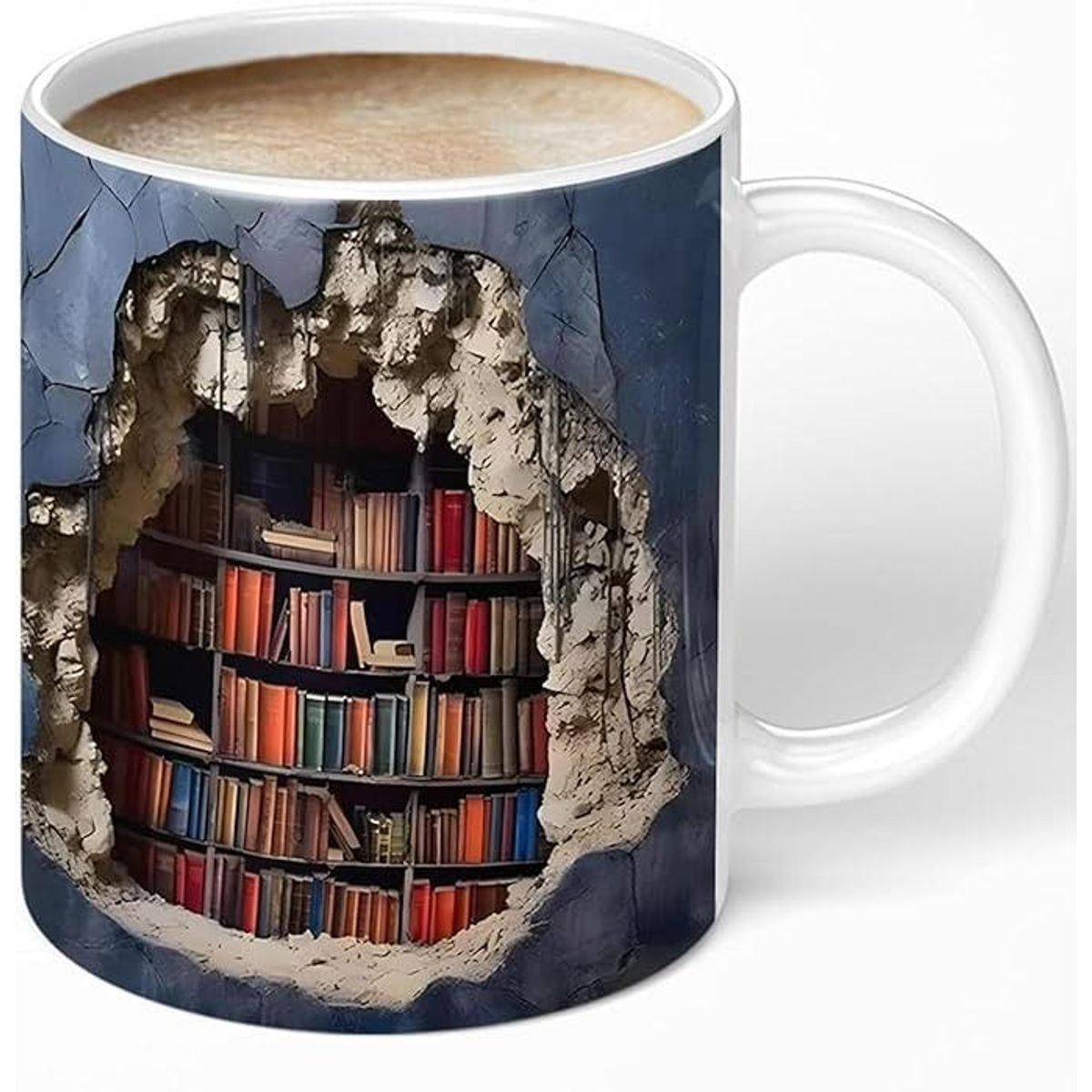 Library Bookshelf Mug product image