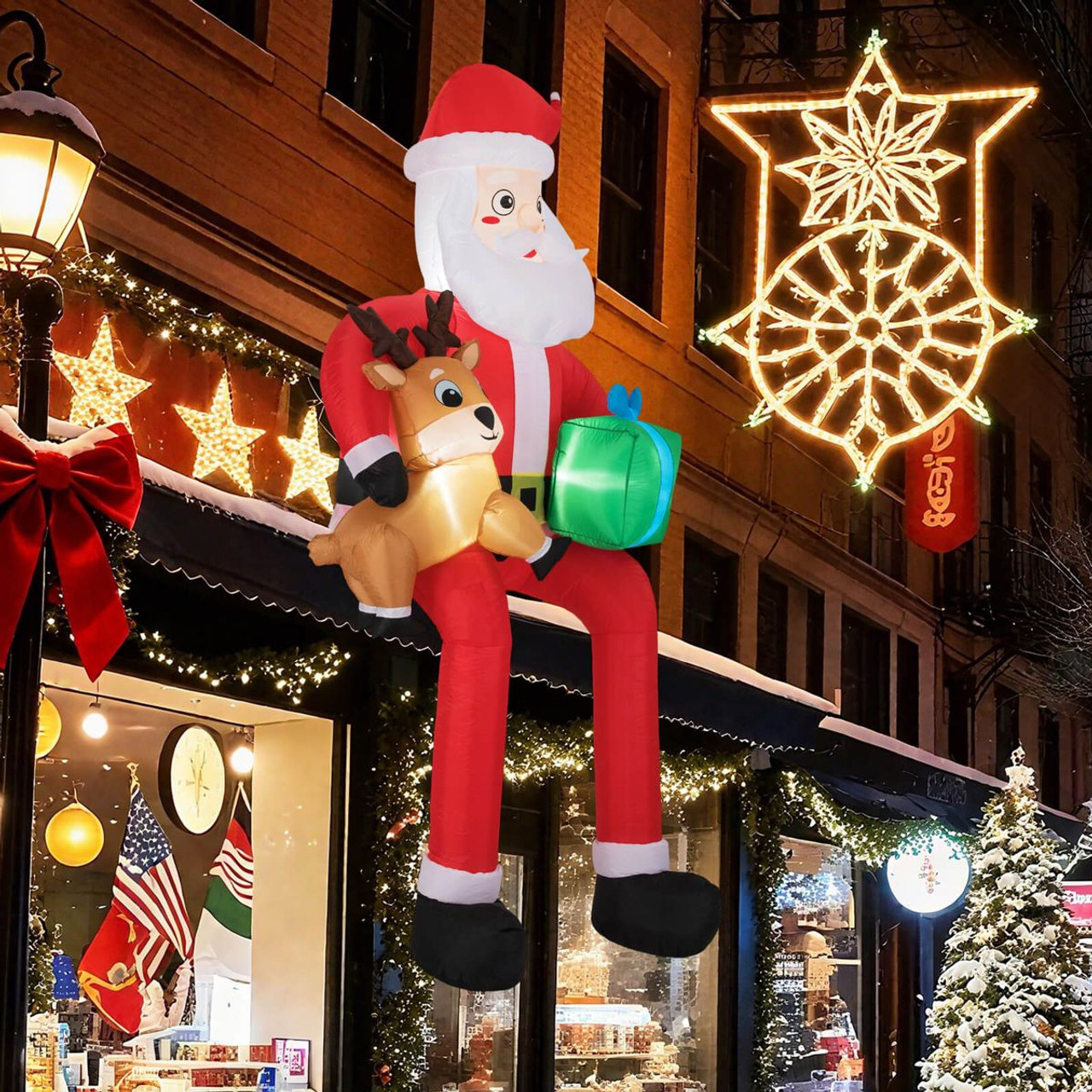 9.5 FT  LED Christmas Inflatable Santa Decoration product image