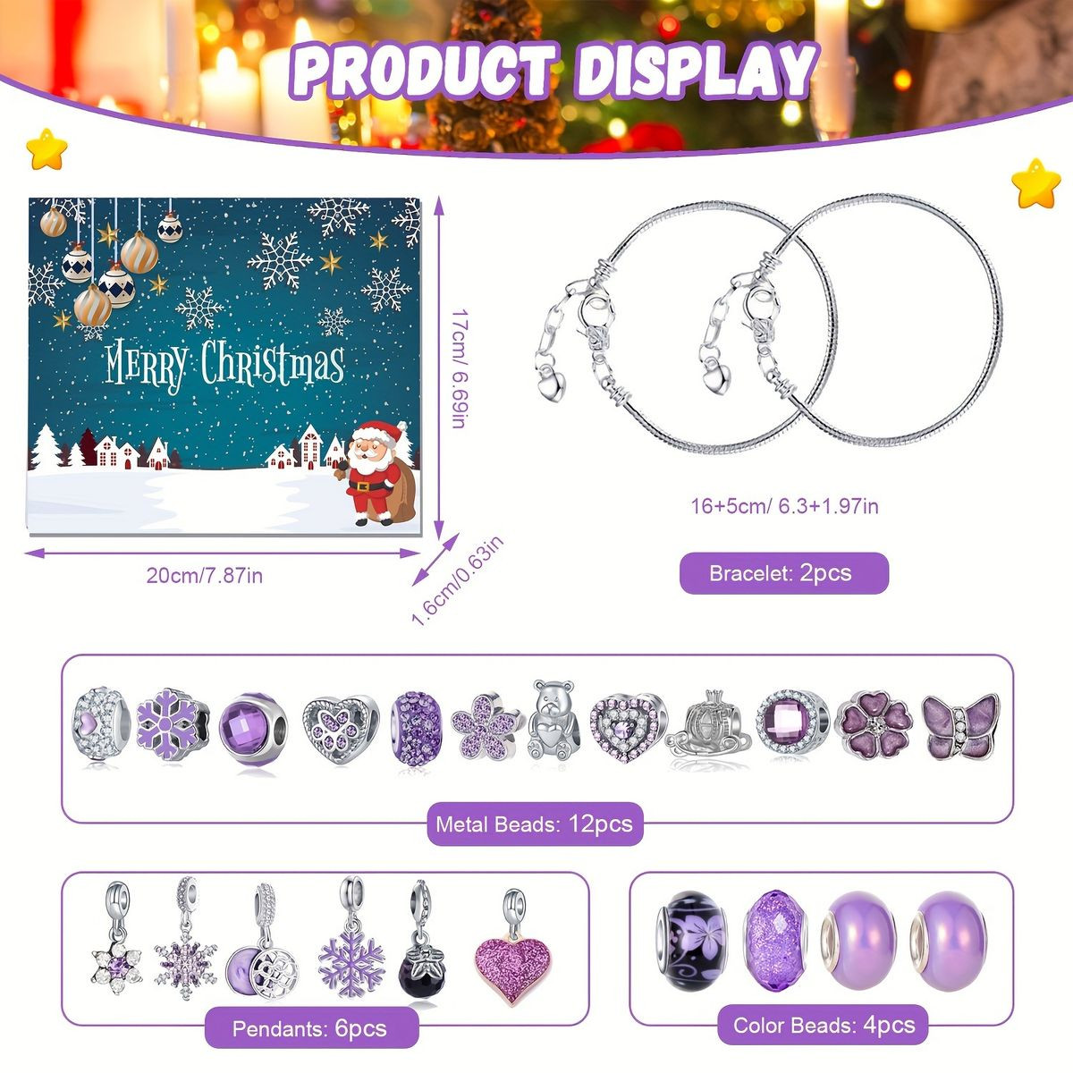Advent Calendar DIY Charm Bracelet Set product image