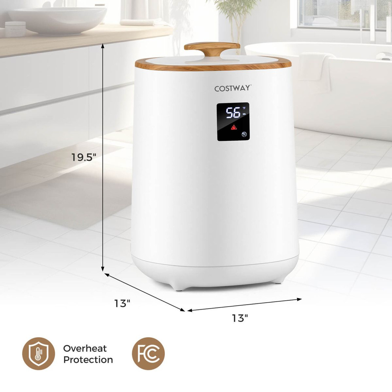 18L Towel Warmer with LED Display  product image