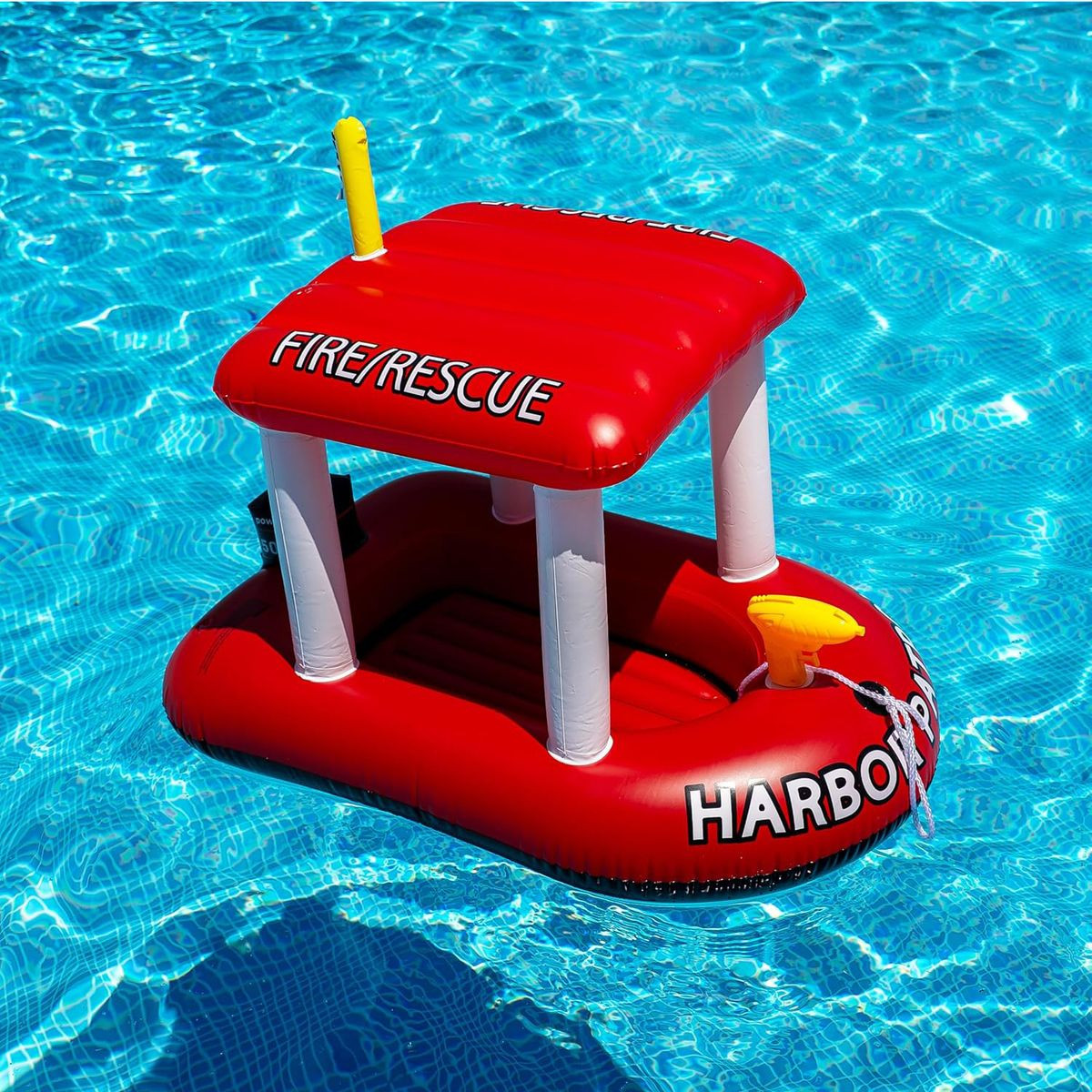 Toddler Firerescue Inflatable Boat With Toy Squirter product image