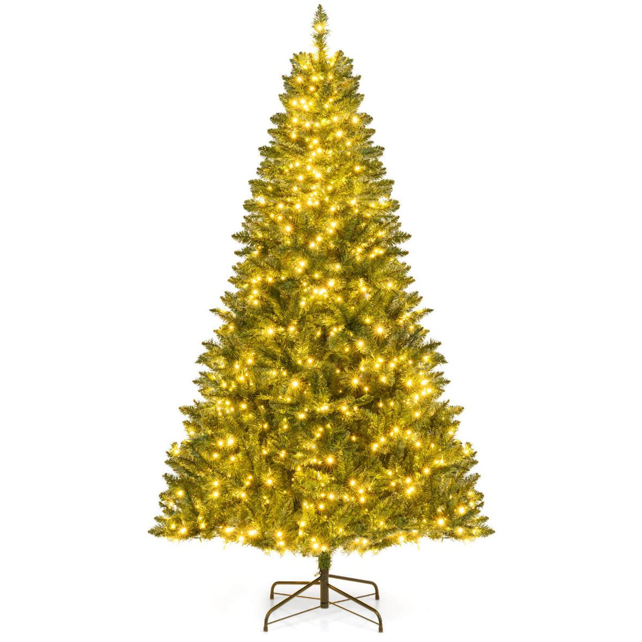 Artificial Christmas Tree with Lush Branch Tips and Warm LED Lights product image