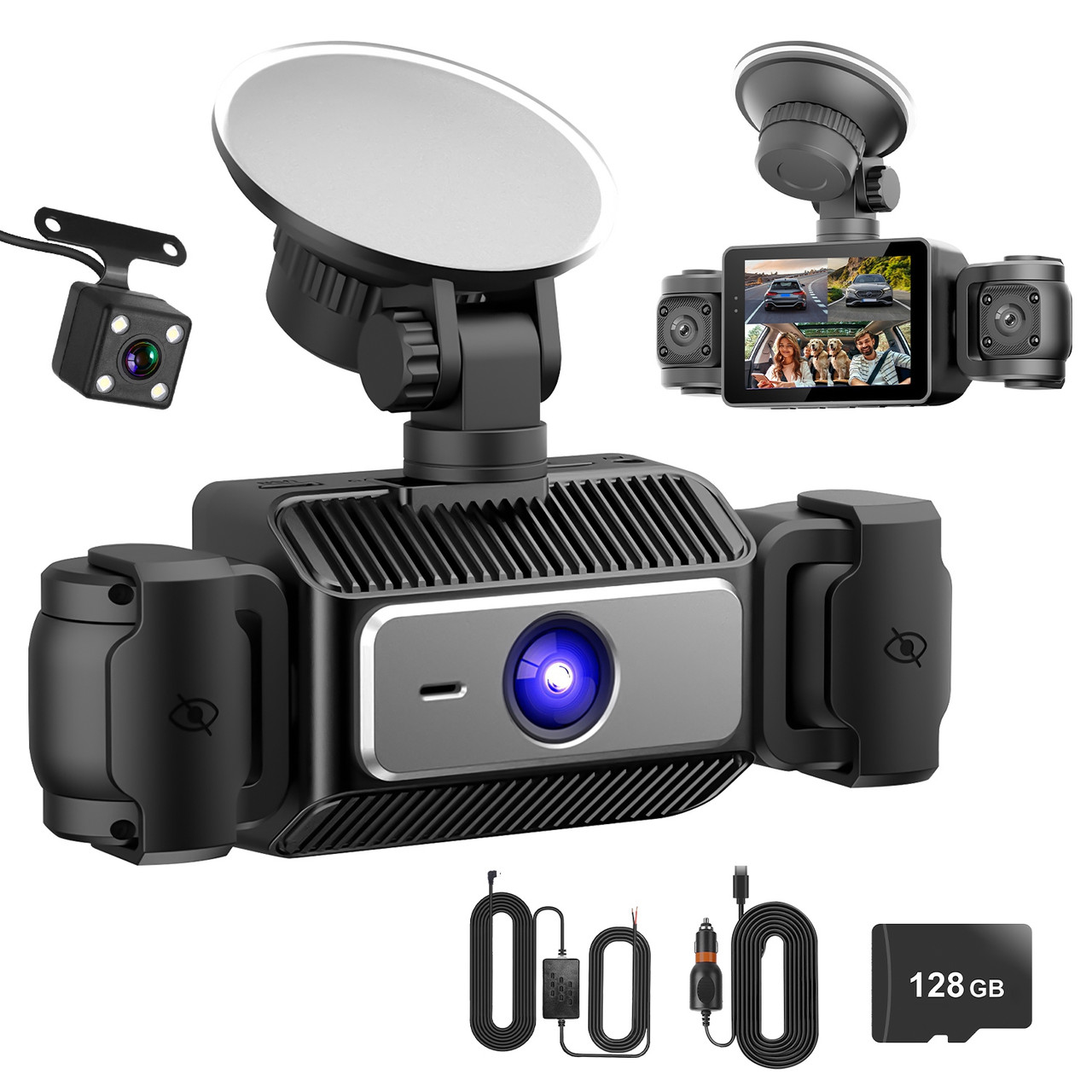 4-Channel Car Dash Camera product image