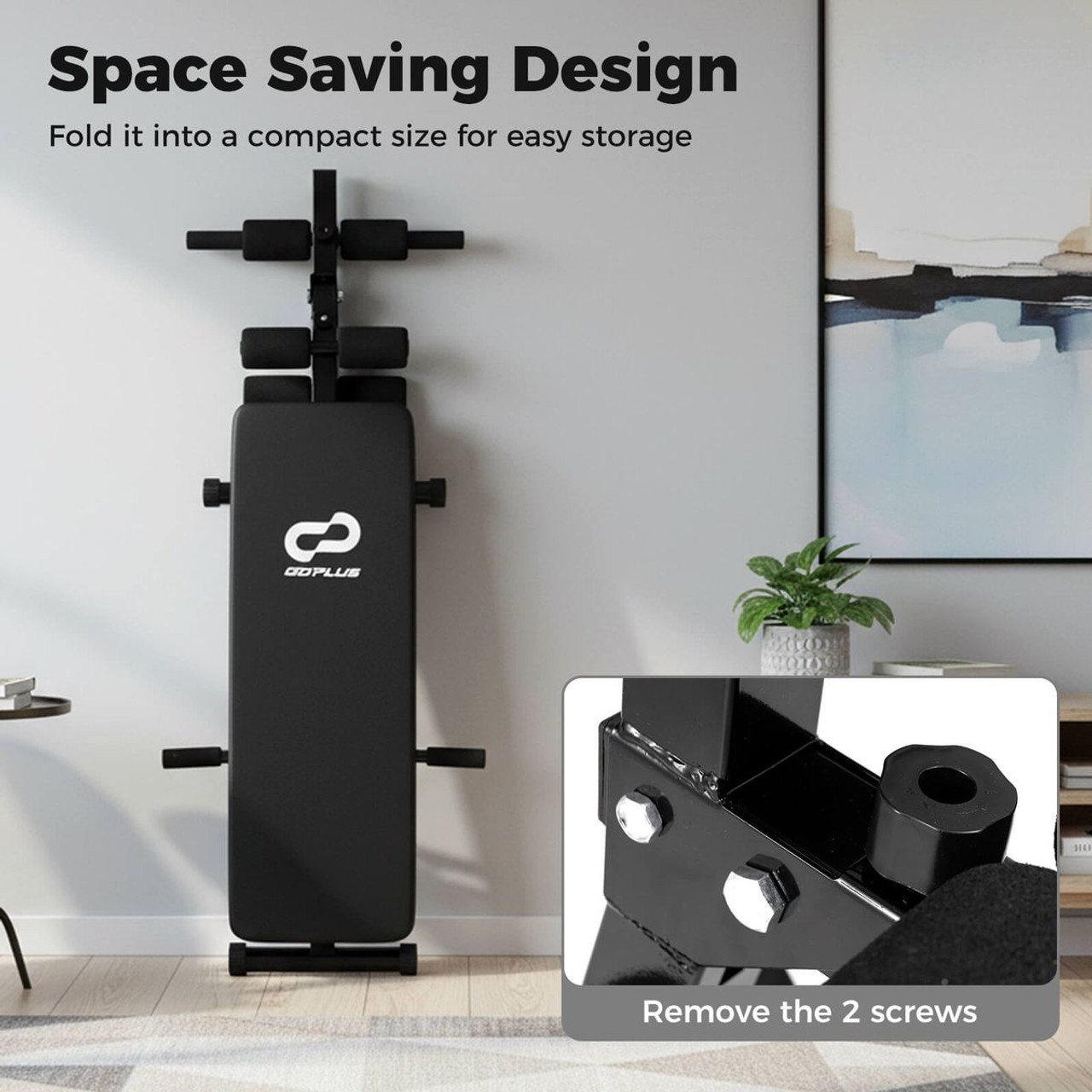 5-Position Adjustable Full Body Sit Up Bench product image