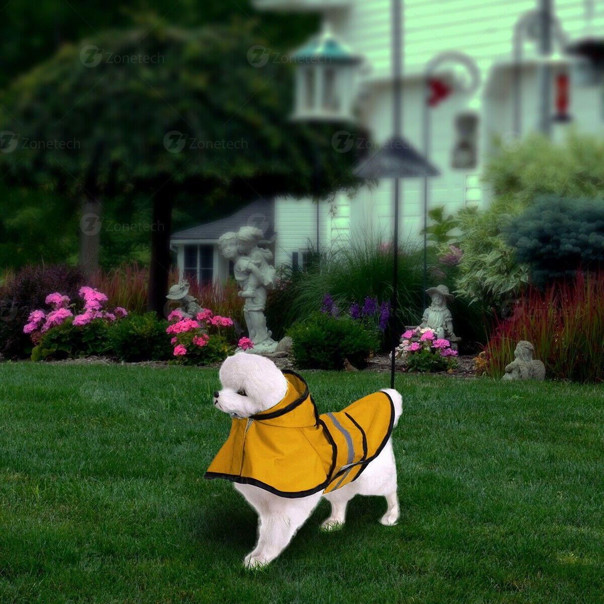 Reflective Raincoat with Hood for Dogs (X-Large) product image