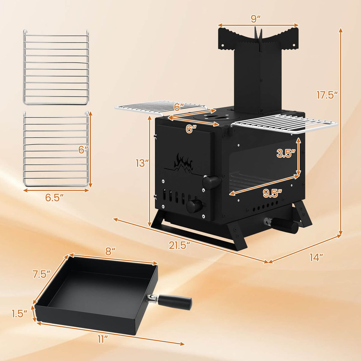 Portable Wood Burning Stove  product image