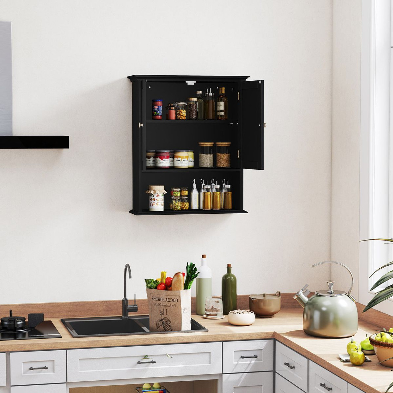 Wall-Mount Bathroom Cabinet Organizer  product image