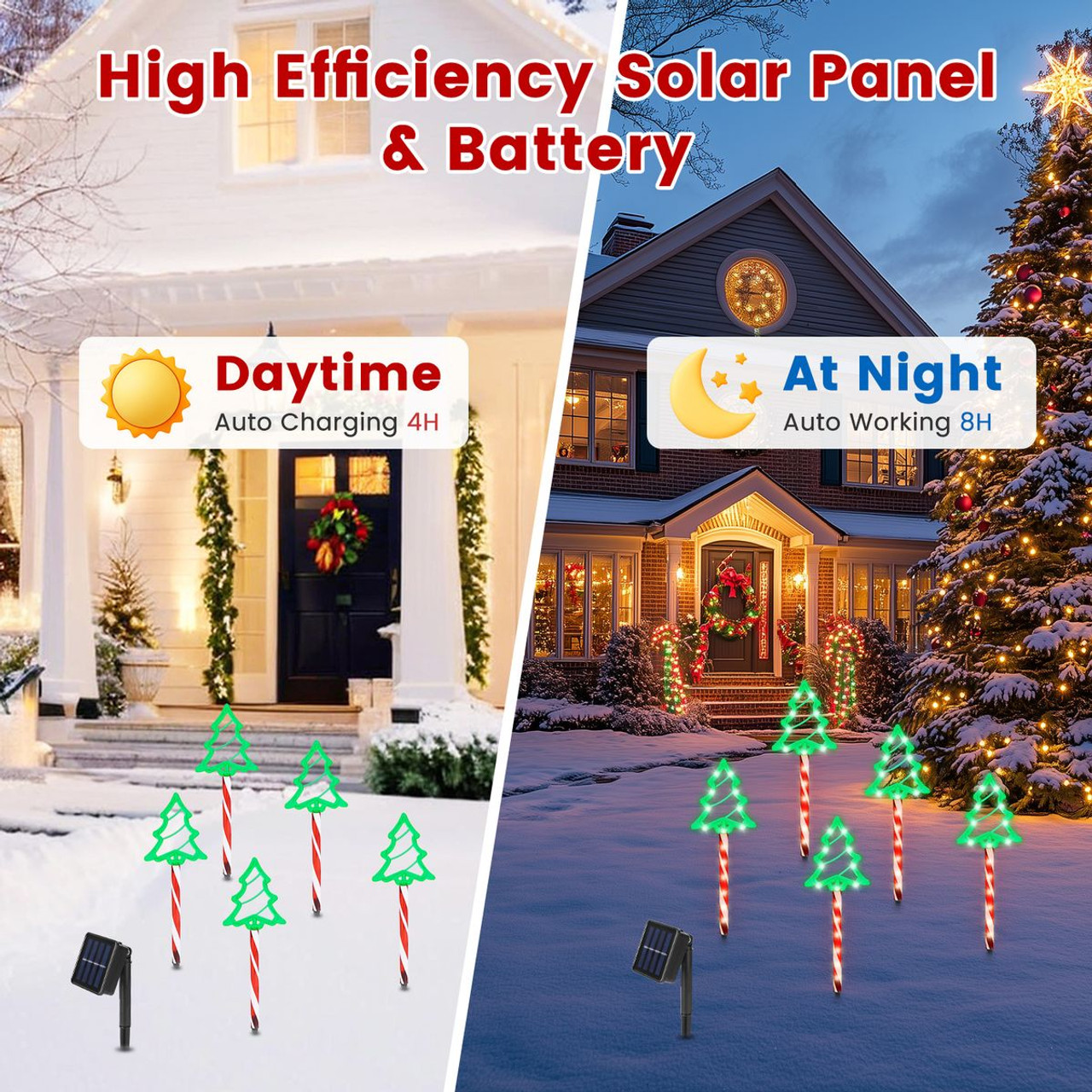 Holiday Solar Pathway Light Set (5-Pieces) product image