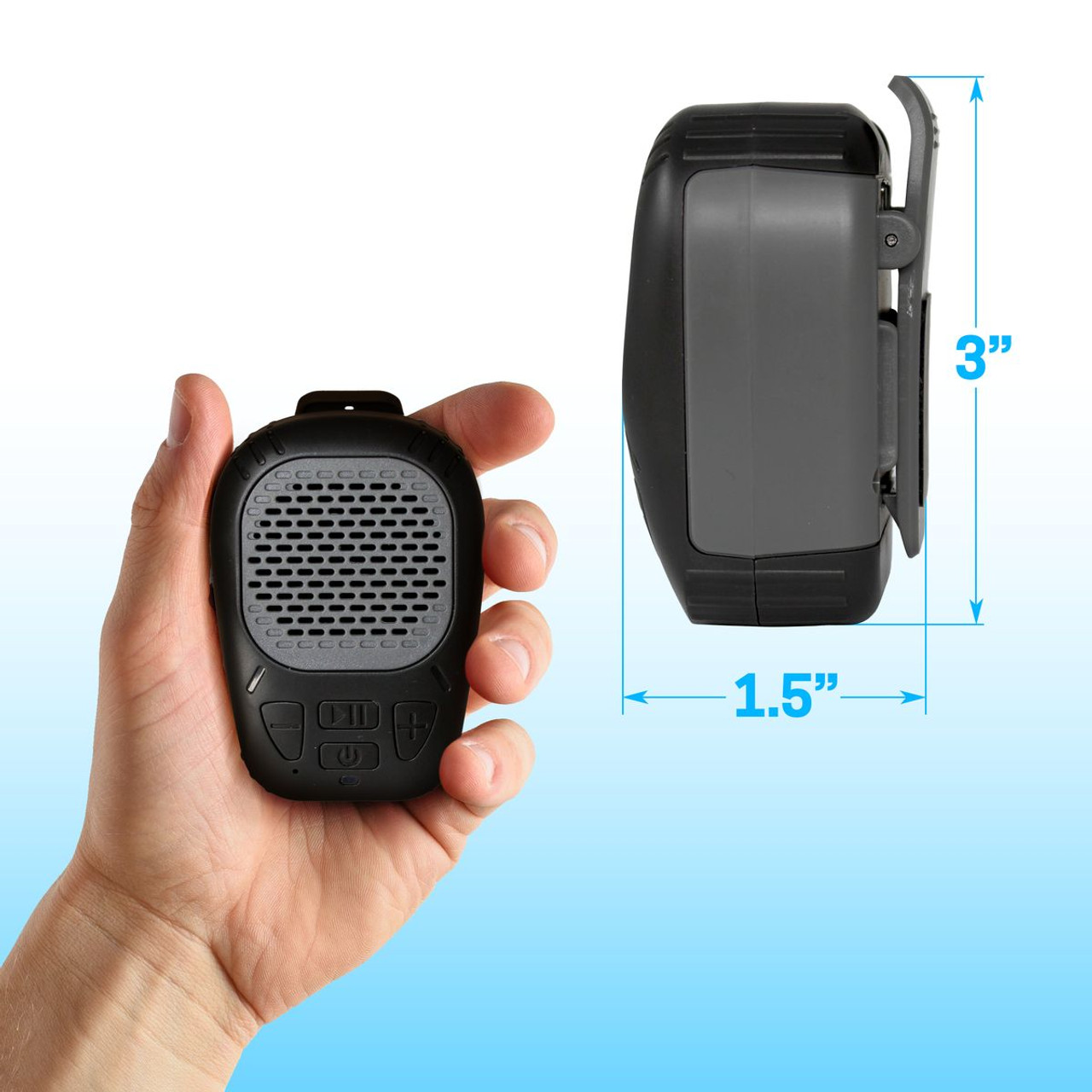Universal Rugged Wireless Clip Speaker product image