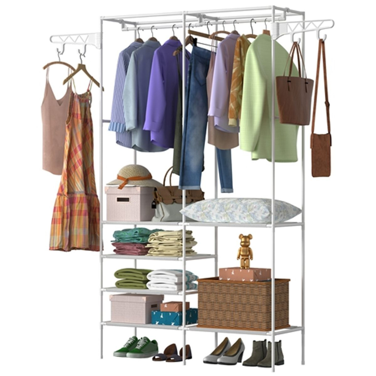 NewHome Garment Rack, Shoe, and Clothing Organizer product image