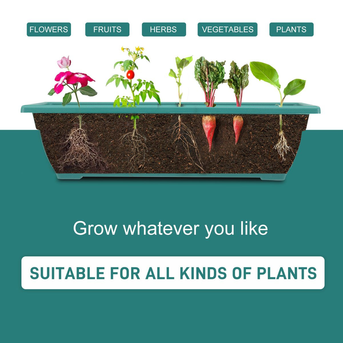 Tiered Planter Stand with 5 Boxes product image