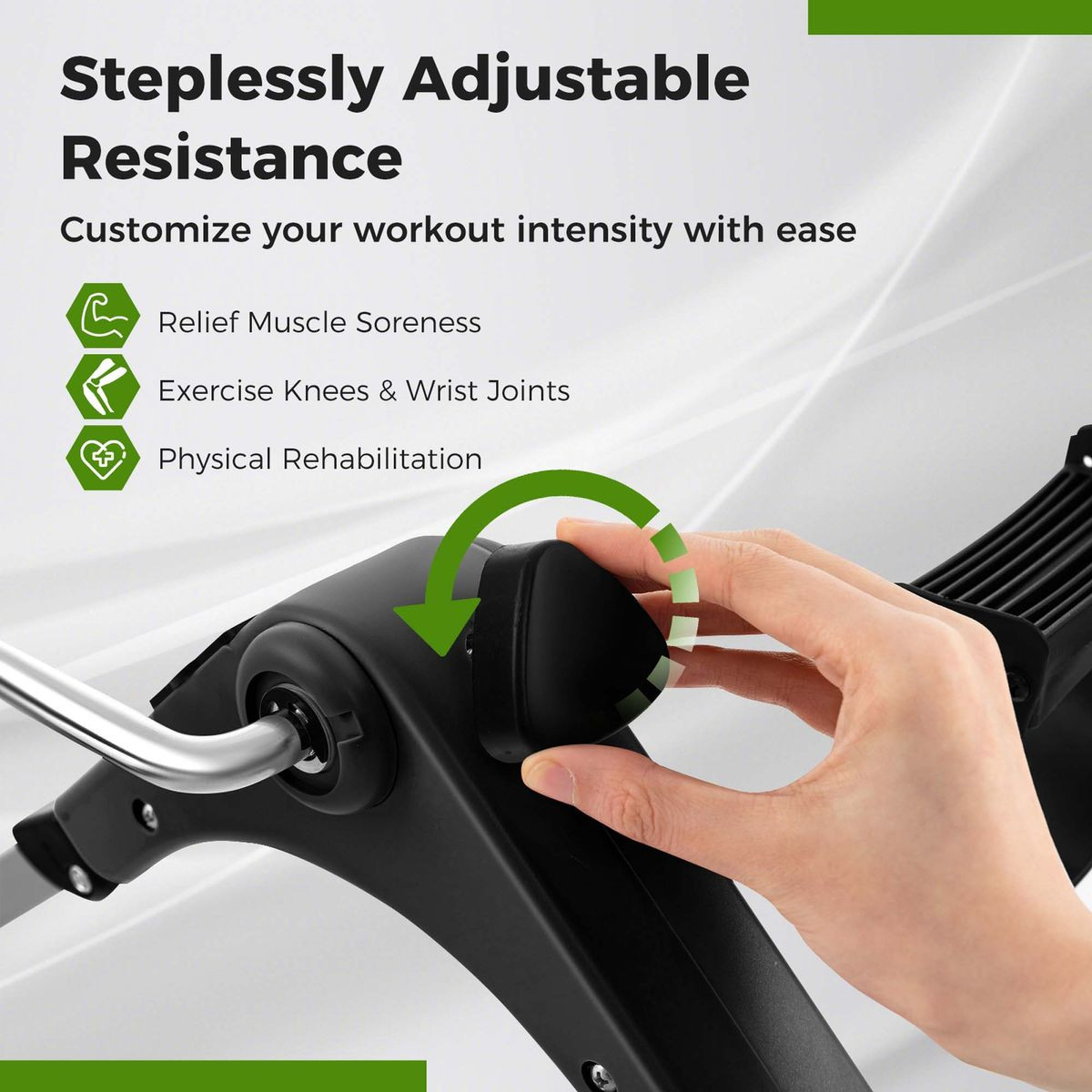 Under Desk Exercise Bike with LCD Display product image